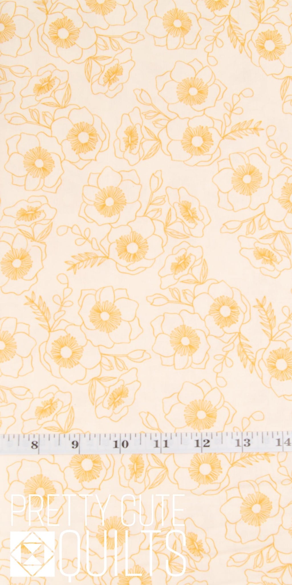 Color Me Pretty by Stephanie Organes for Andover Botanica Saffron A-1181-LY, light yellow