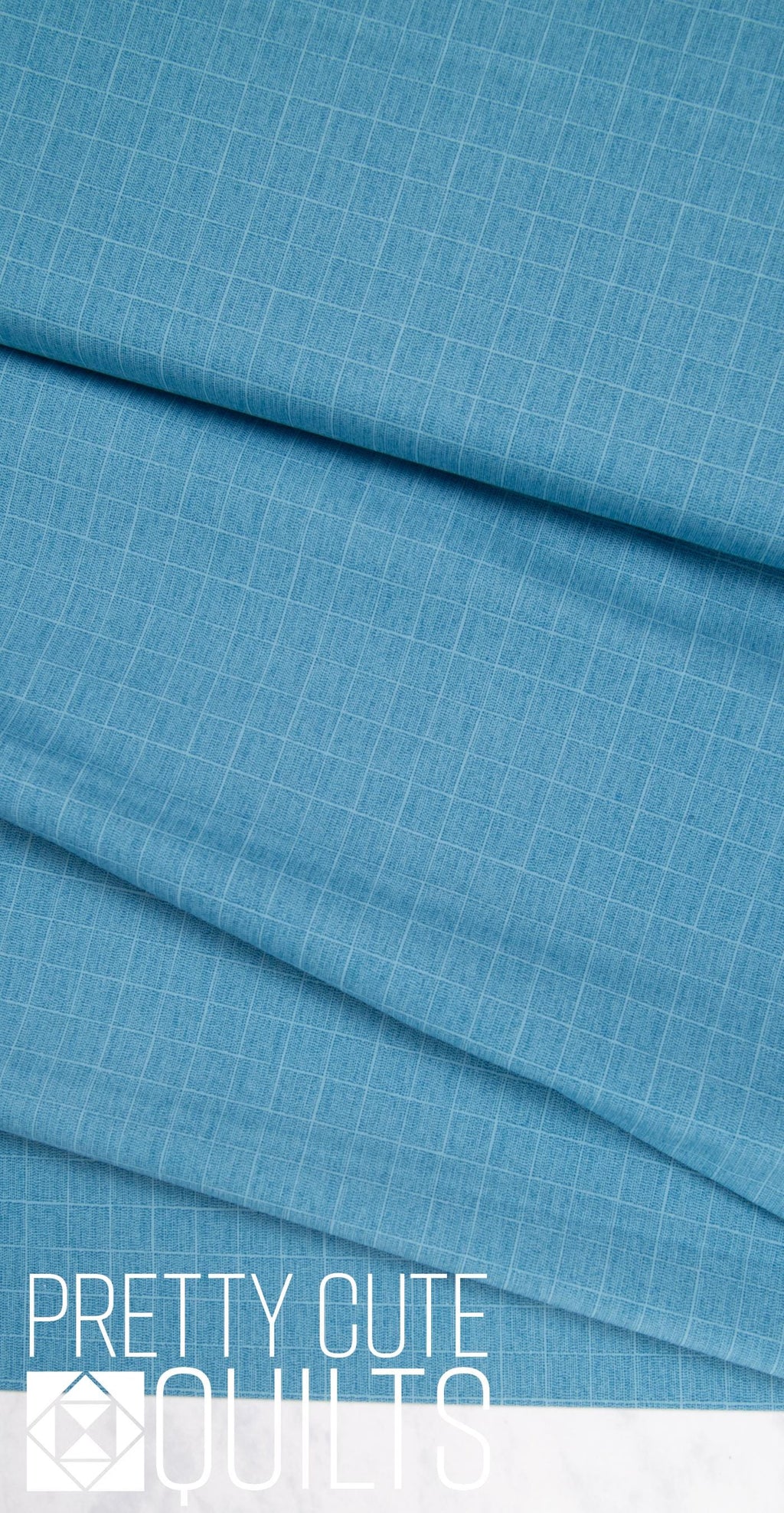 Cocoa Blue by Laundry Basket Quilts for Andover Fabrics Mist Delft A-612-B, blue geometric