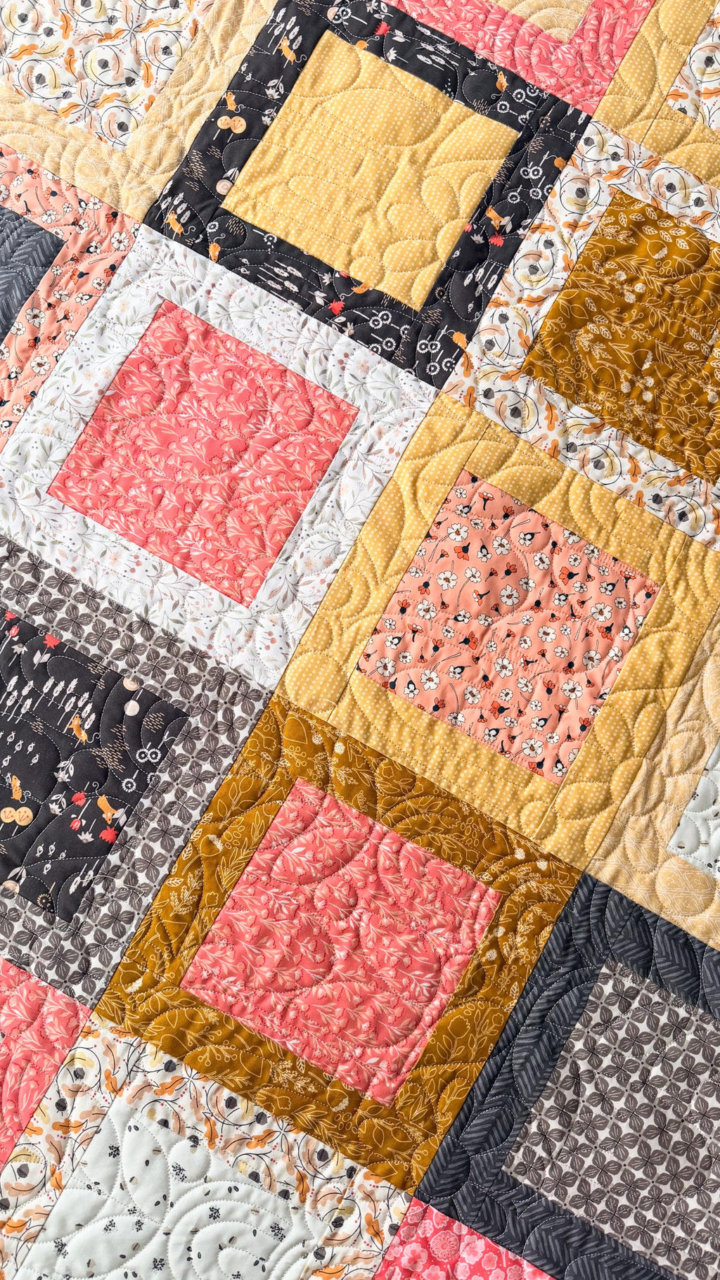 Precut Quilt Kit- Ready to Sew! | Chianti Quilt Kit| Includes Printed Pattern  54" x 72" Throw Quilt Kit |Beginner Friendly
