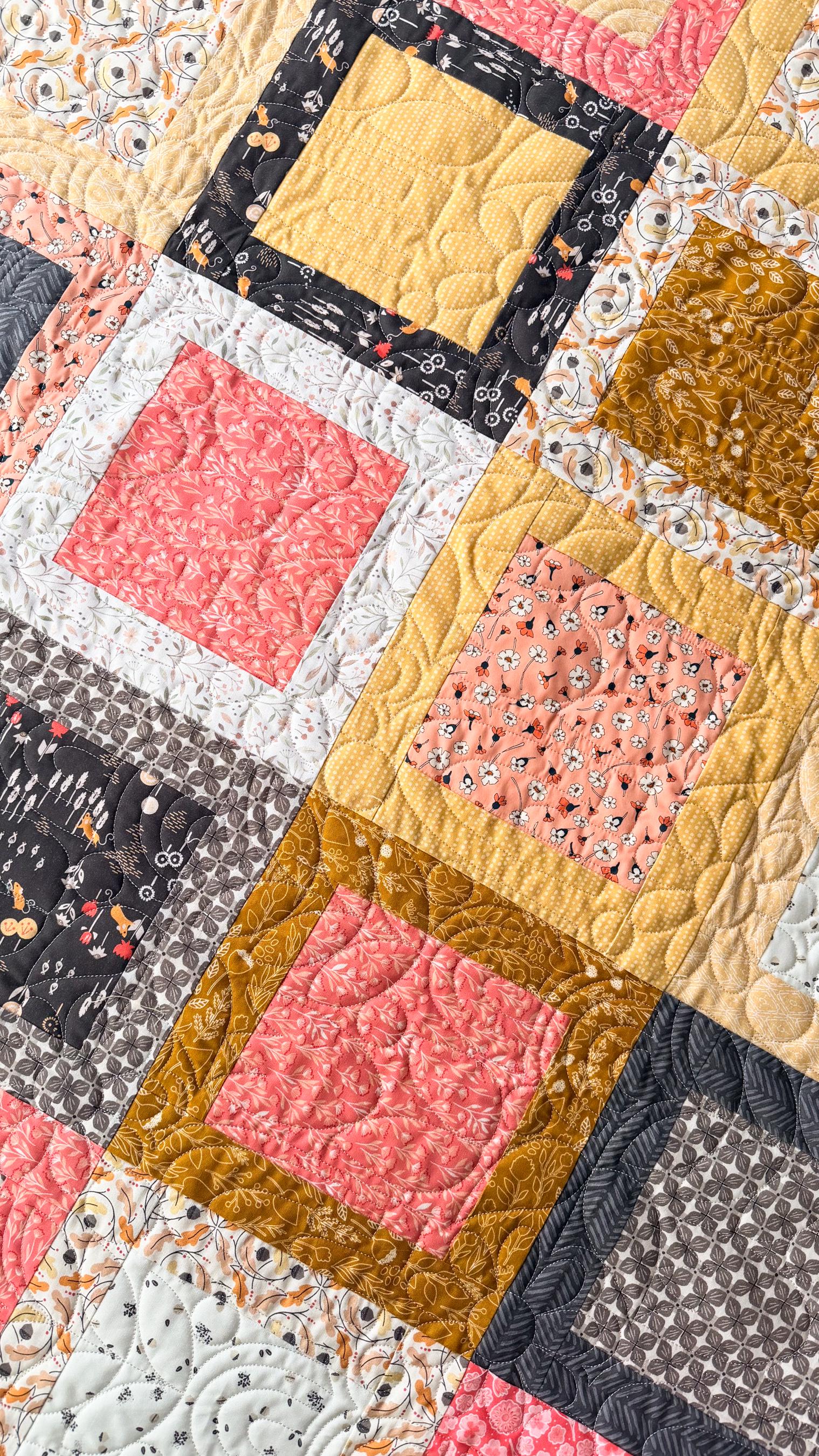 Precut Quilt Kit- Ready to Sew! | Chianti Quilt Kit| Includes Printed Pattern  54" x 72" Throw Quilt Kit |Beginner Friendly