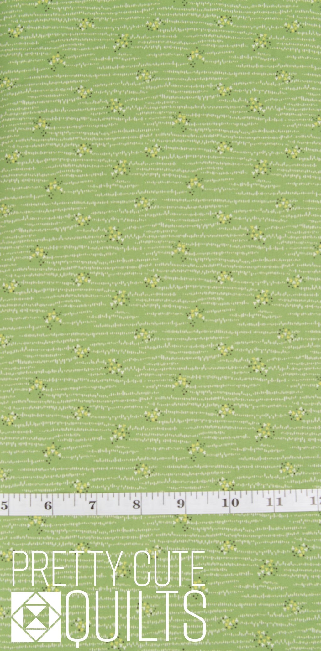 Green Leaves by Andover Fabrics - Organic Stripe Verdigris A-1332-V