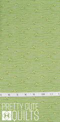 Green Leaves by Andover Fabrics - Organic Stripe Verdigris A-1332-V