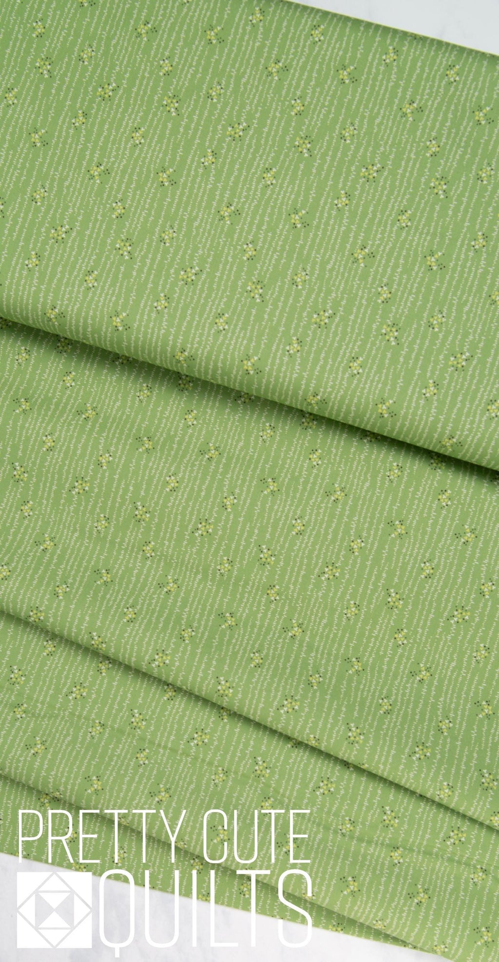 Green Leaves by Andover Fabrics - Organic Stripe Verdigris A-1332-V