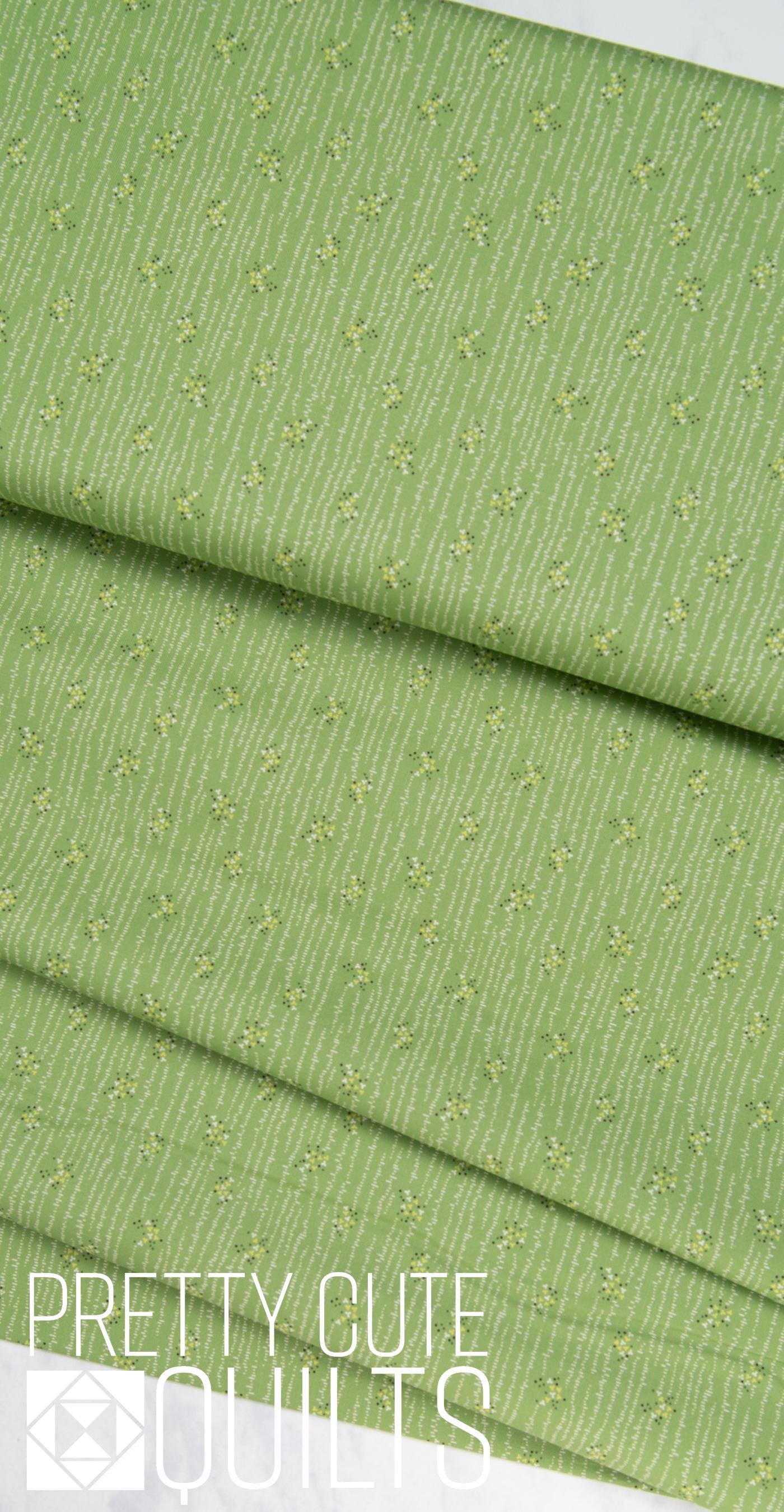 Green Leaves by Andover Fabrics - Organic Stripe Verdigris A-1332-V