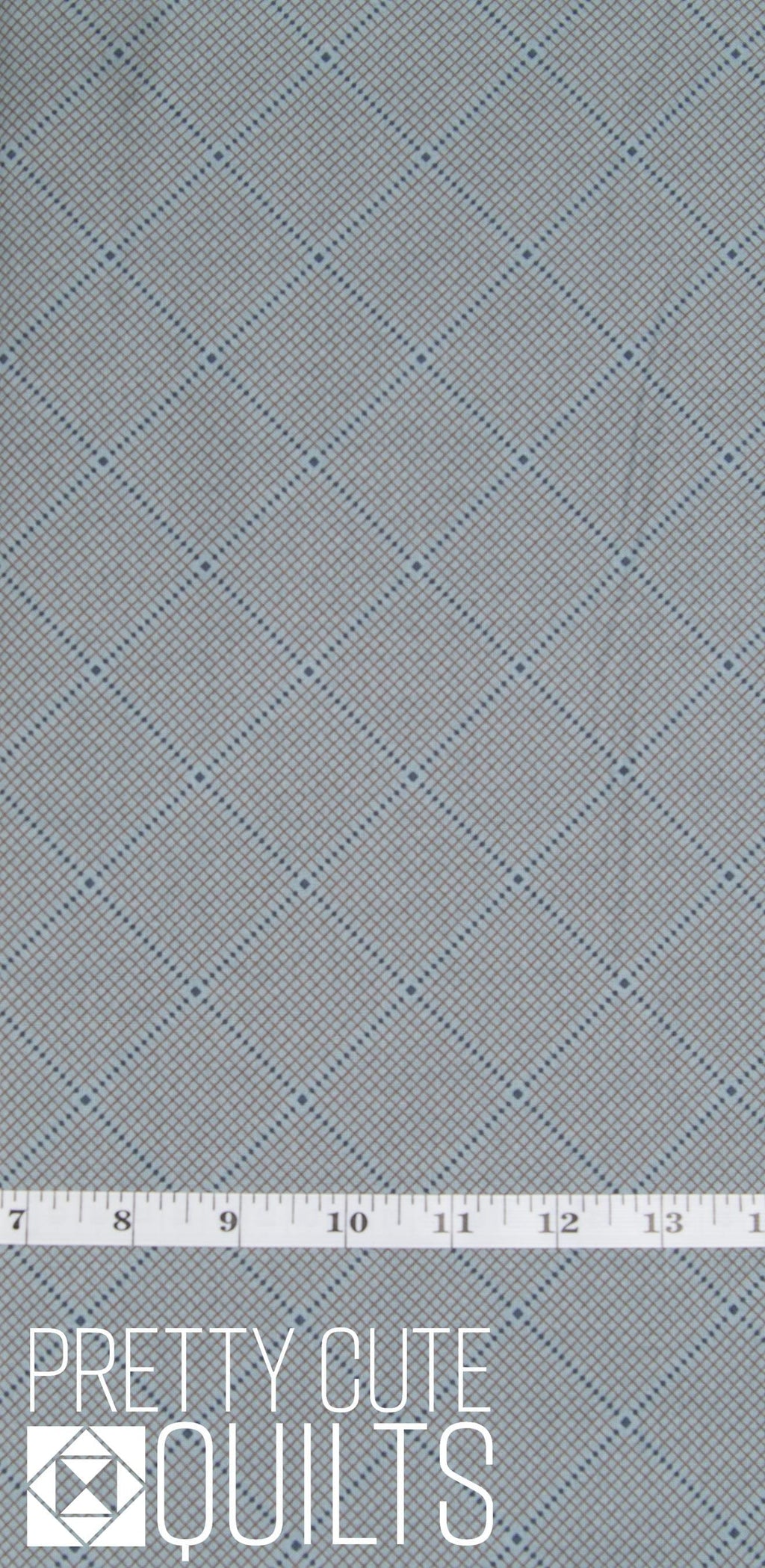 Fabrics From the Attic by Giucy Giuce for Andover Fabrics - Gridlock Mineral A-9984-C, grey plaid grid
