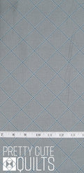 Fabrics From the Attic by Giucy Giuce for Andover Fabrics - Gridlock Mineral A-9984-C, grey plaid grid