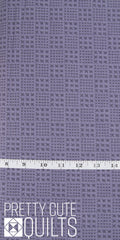 Conway Cottage by Karen Lewis Textiles for Andover Fabrics - Flower Box Grey A-1419-C, dusty purple-gray floral