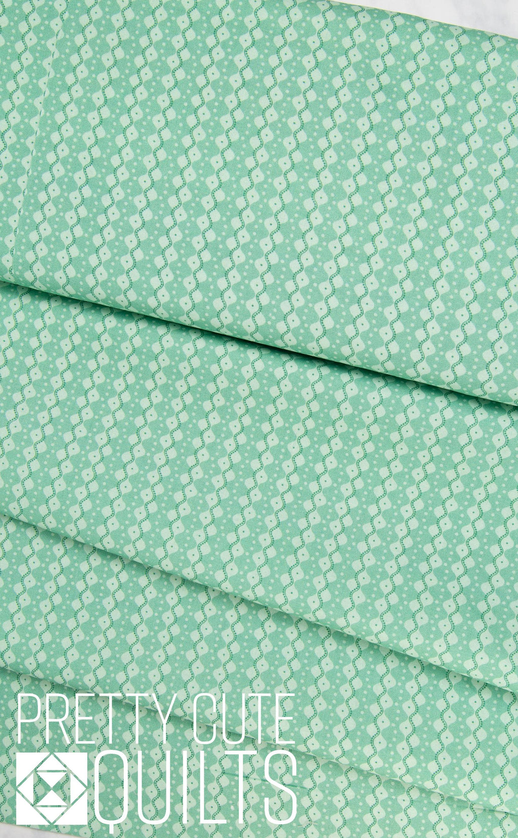 Spring Hill Farm Block Print Stripe Mint for Benartex 1325140B