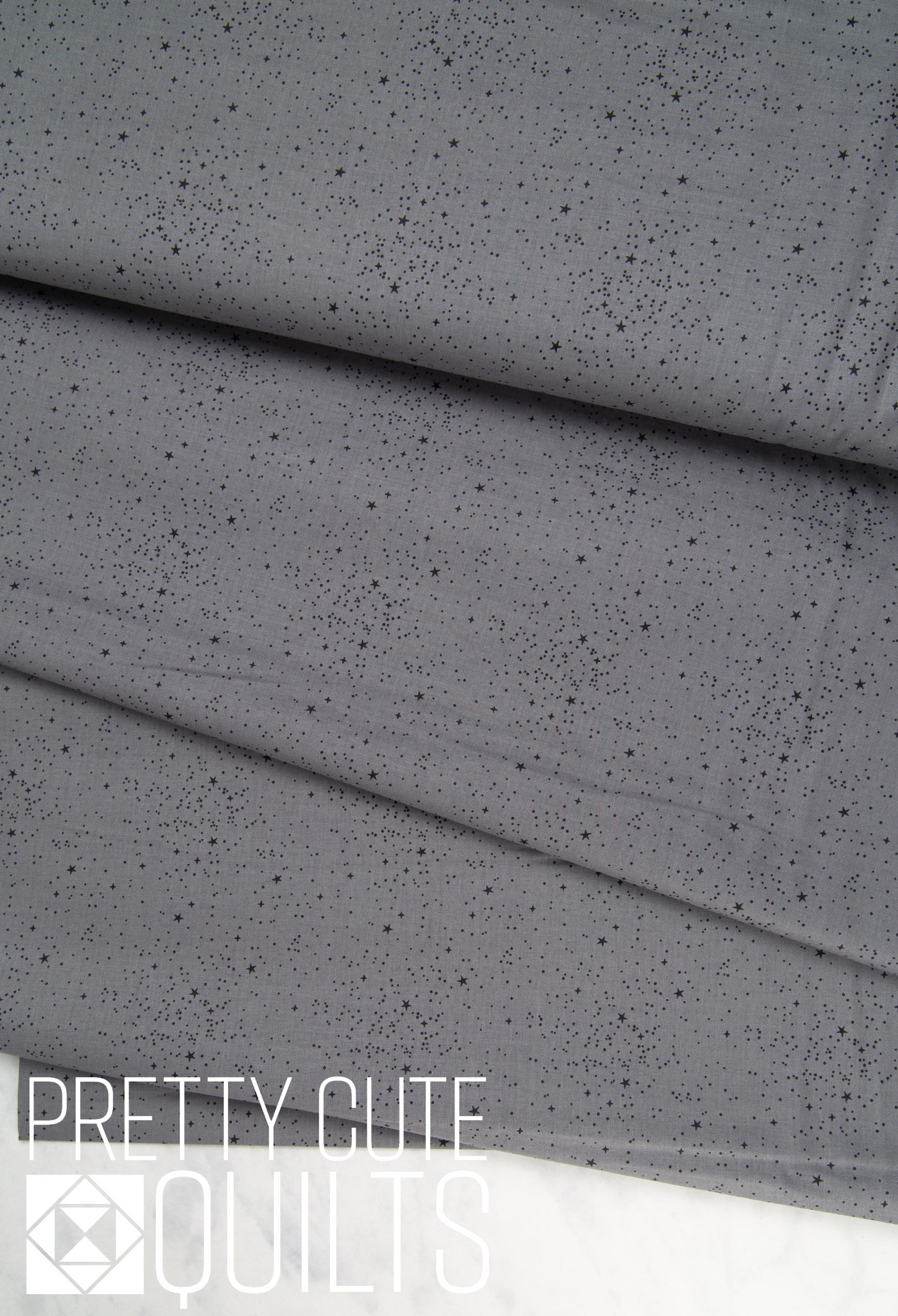Blackout Stars in Gray by Riley Blake Designs C16244-GRAY