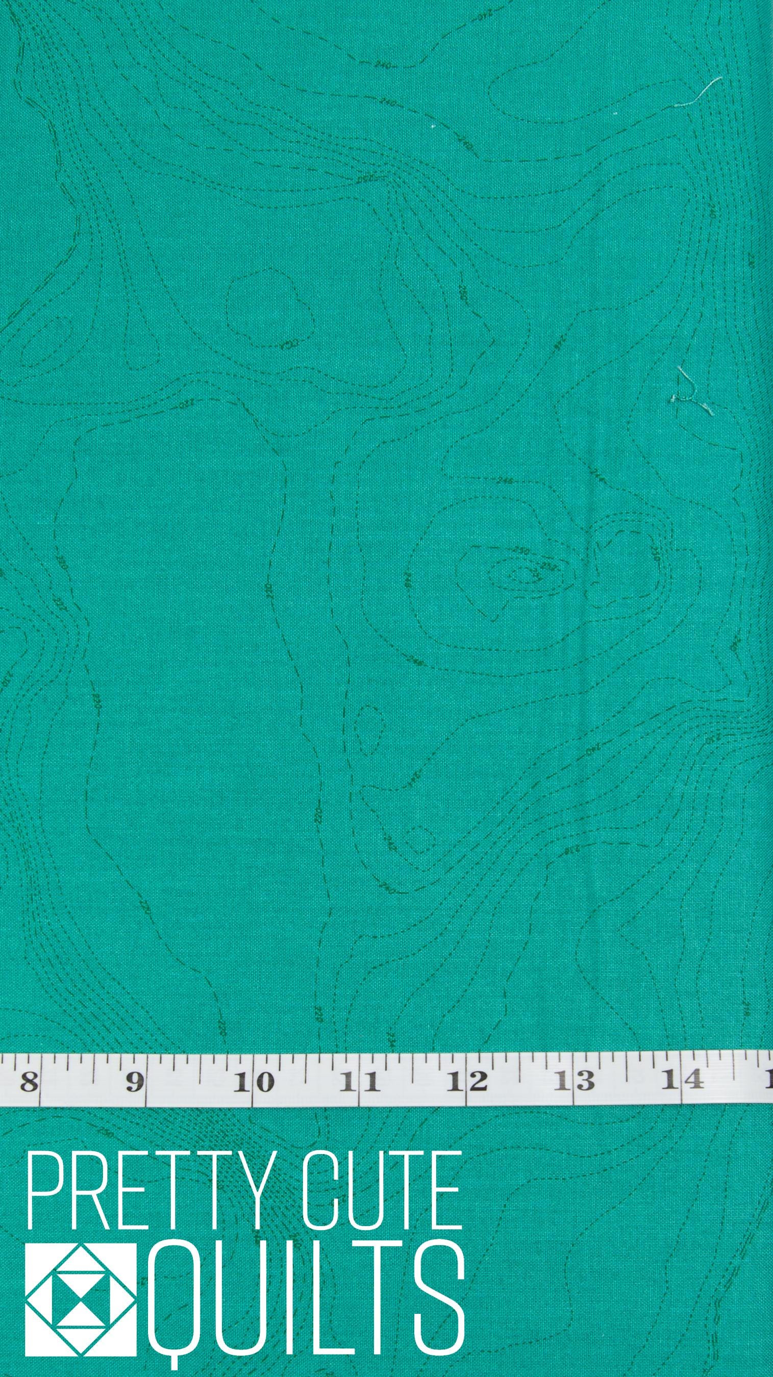 Sun Print 2023 by Alison Glass Topography Lagoon for Andover Fabrics A-556-T