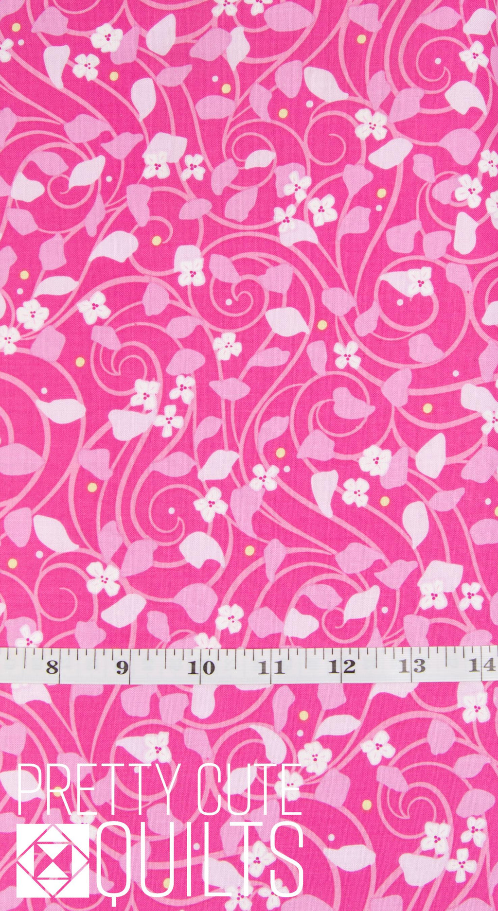 Serenity Water lilies Rose by Amanda Murphy for Benartex 1358626B