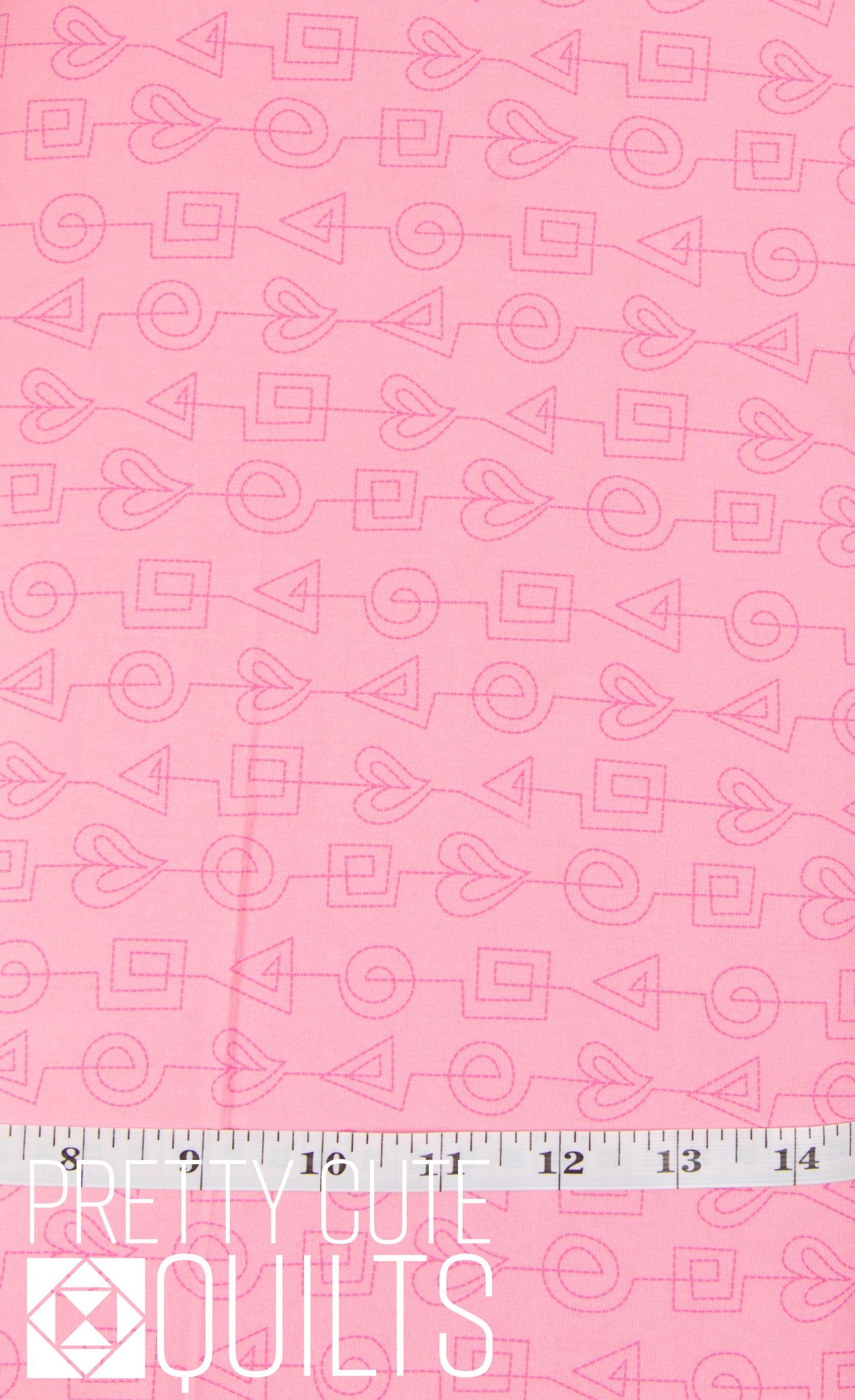Stitchy Stitches in Pink for Benartex 1326421B