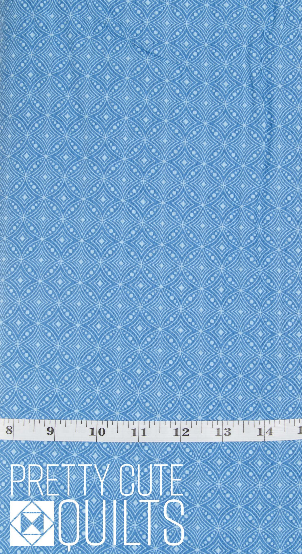 XANADU Diamond Circles blue for Benartex 1615855B