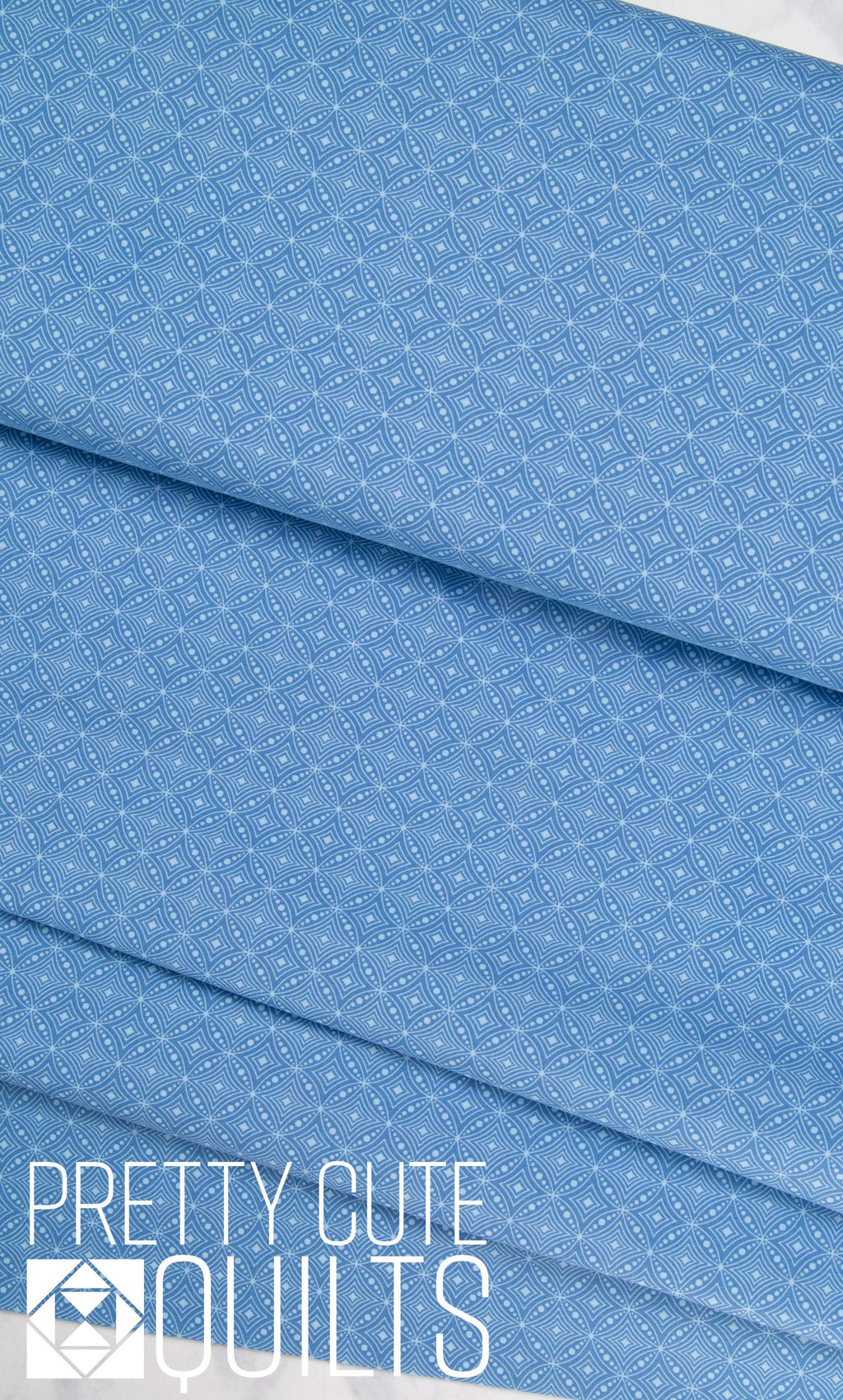 XANADU Diamond Circles blue for Benartex 1615855B