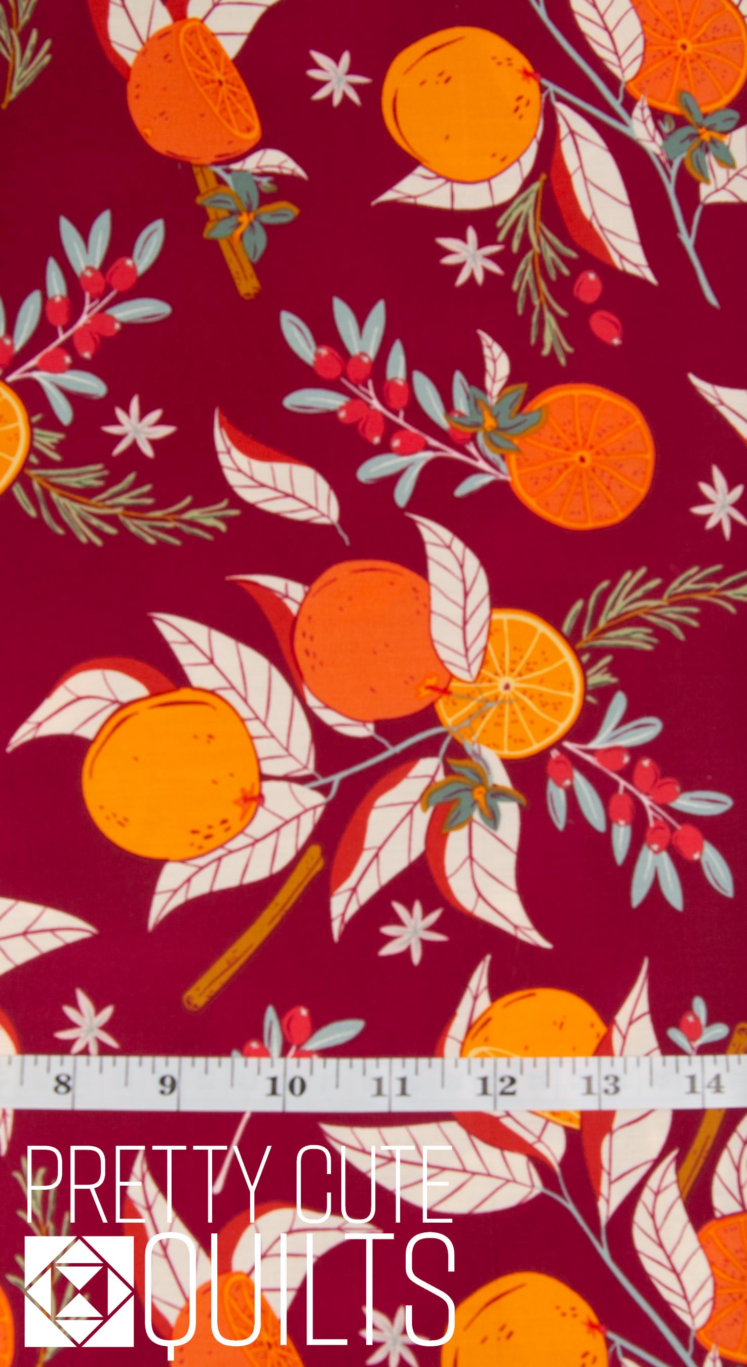 Autumnal Spice from Season & Spice designed by AGF Studio SSP-26602 - Maroon citrus