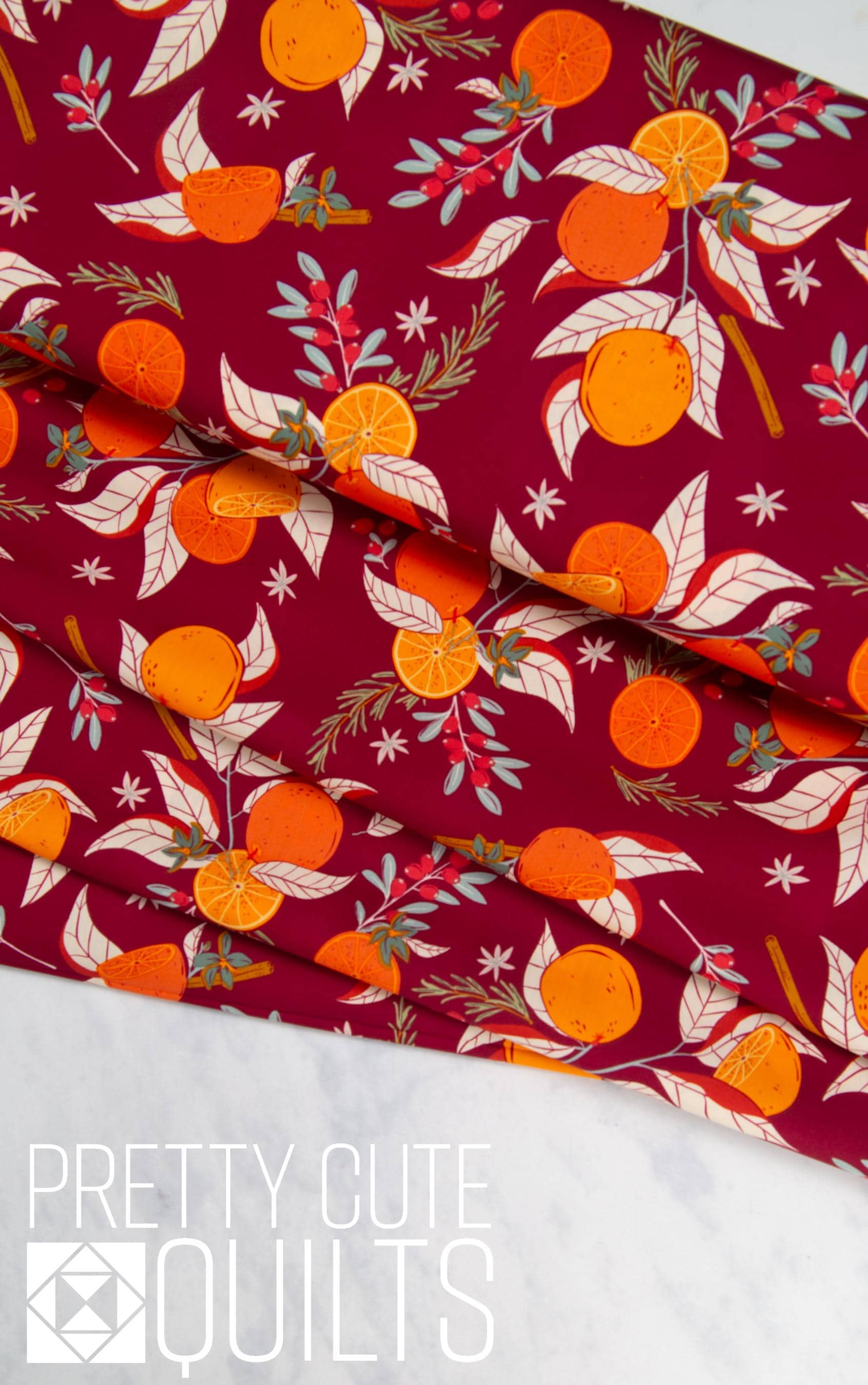 Autumnal Spice from Season & Spice designed by AGF Studio SSP-26602 - Maroon citrus