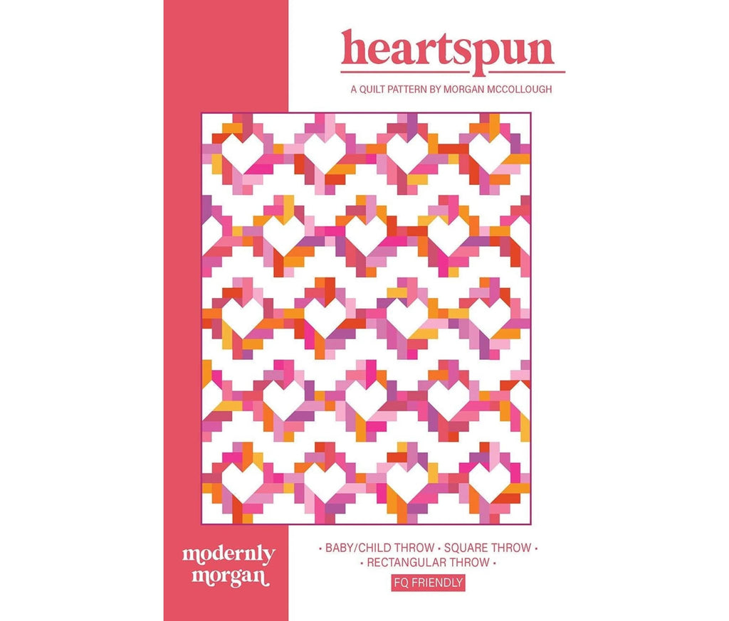 Heartspun - Quilt Pattern by Modernly Morgan - Paper Pattern