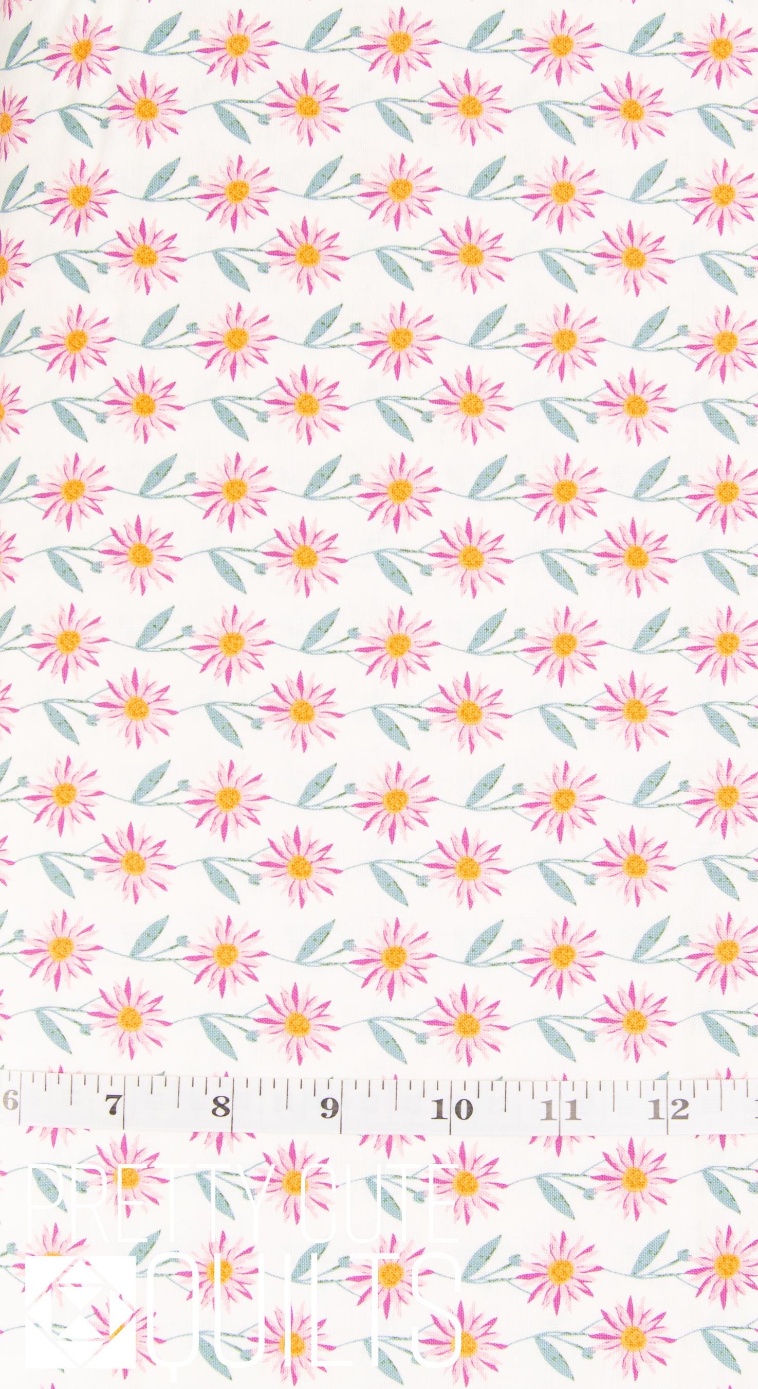 Flourish by Alexandra Bordallo Daisy Dream White A-1624-L for Andover Fabrics