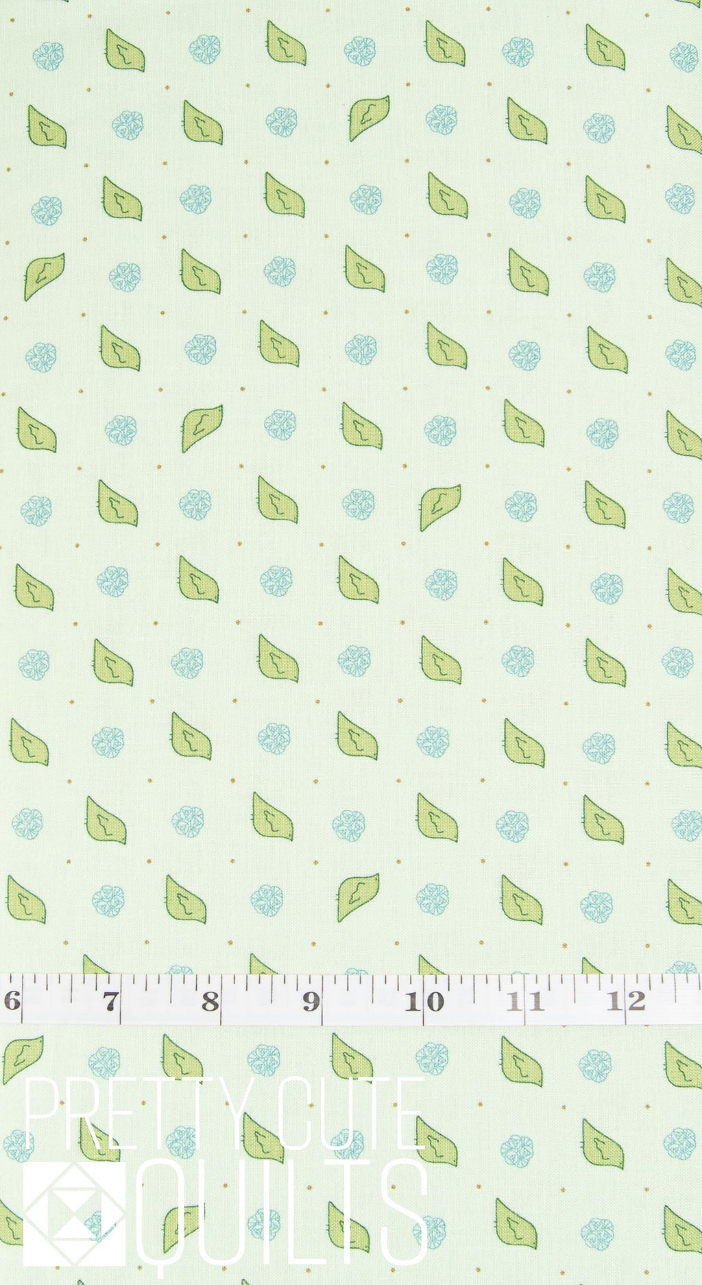 A Song To Sing by Pam Selkirk Widdershins Wren Tea Green for Andover Fabrics A-1705-G