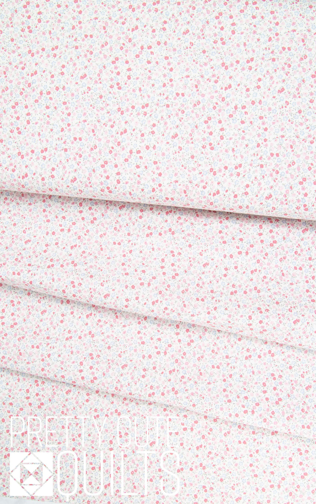 Petite Fleur by Makower UK Ditzy Pink MU-185-P for Andover Fabrics