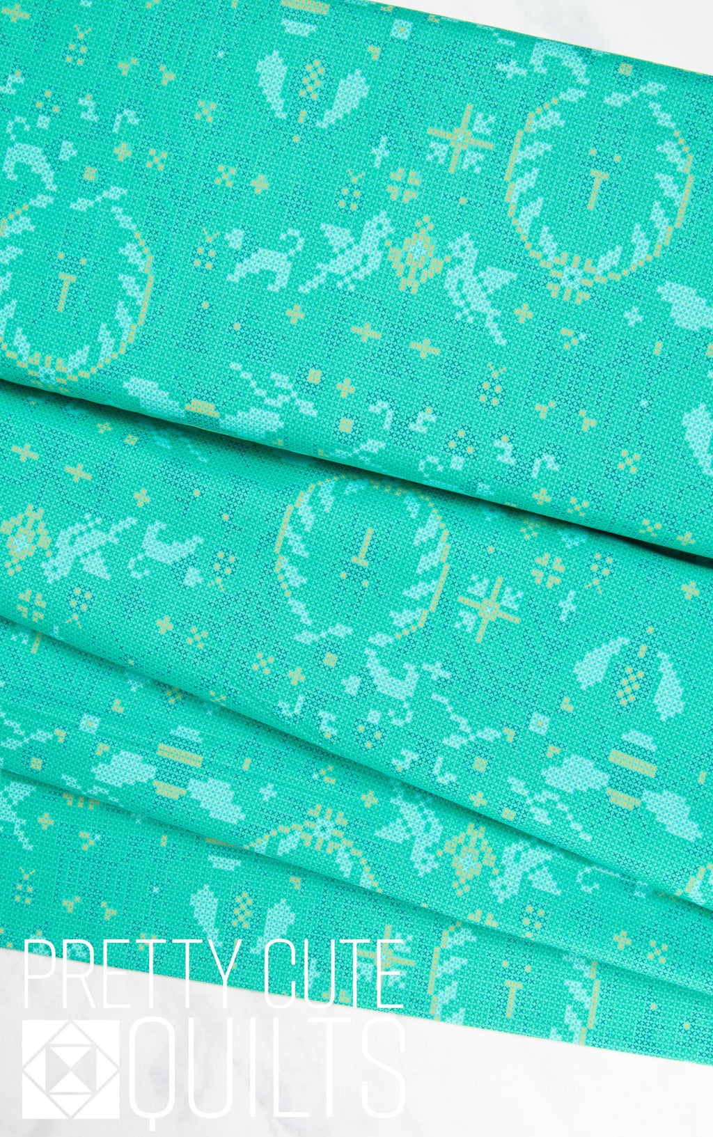 Sun Print 2020 by Alison Glass Menagerie Mermaid for Andover Fabrics A-9387-T