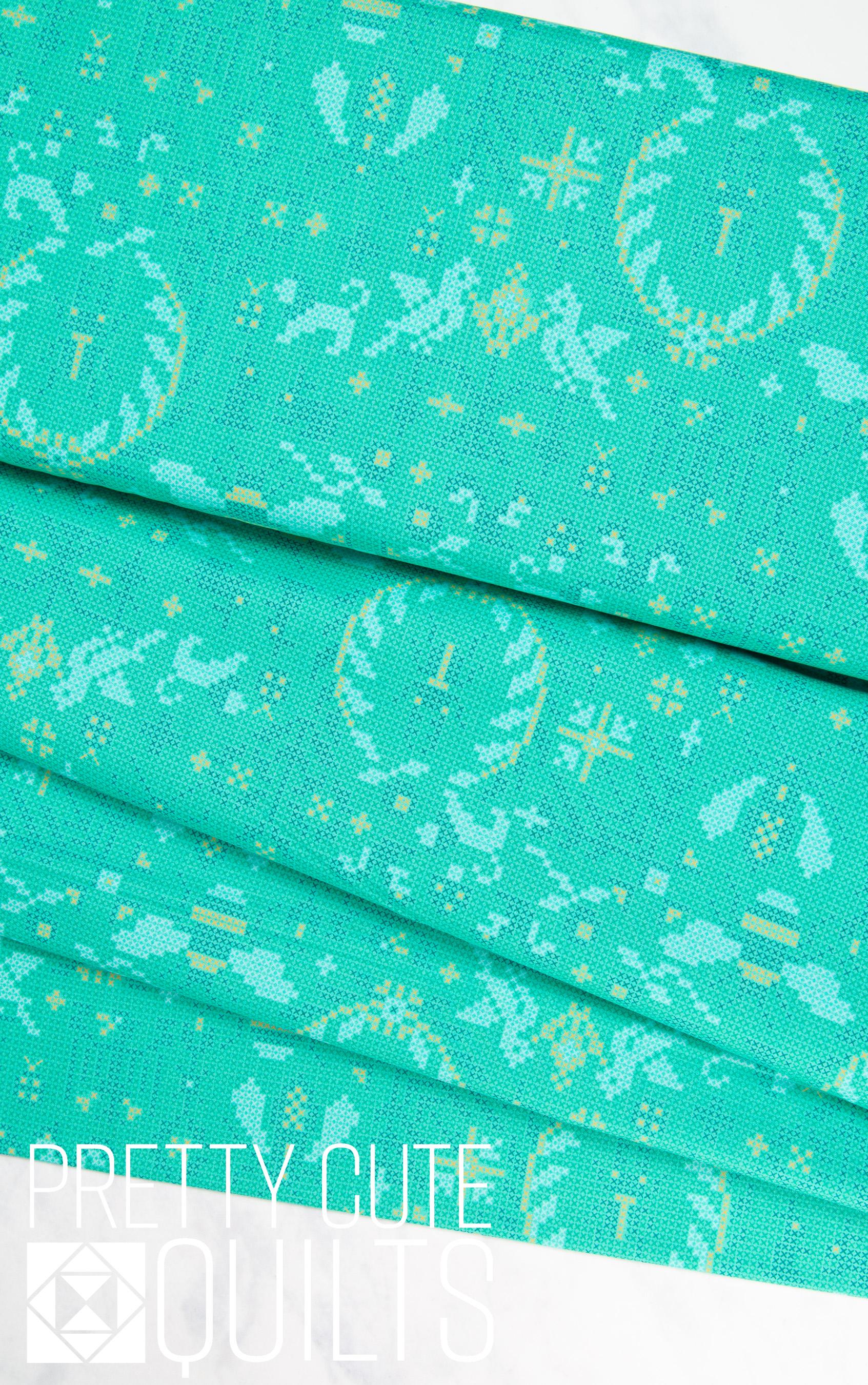 Sun Print 2020 by Alison Glass Menagerie Mermaid for Andover Fabrics A-9387-T