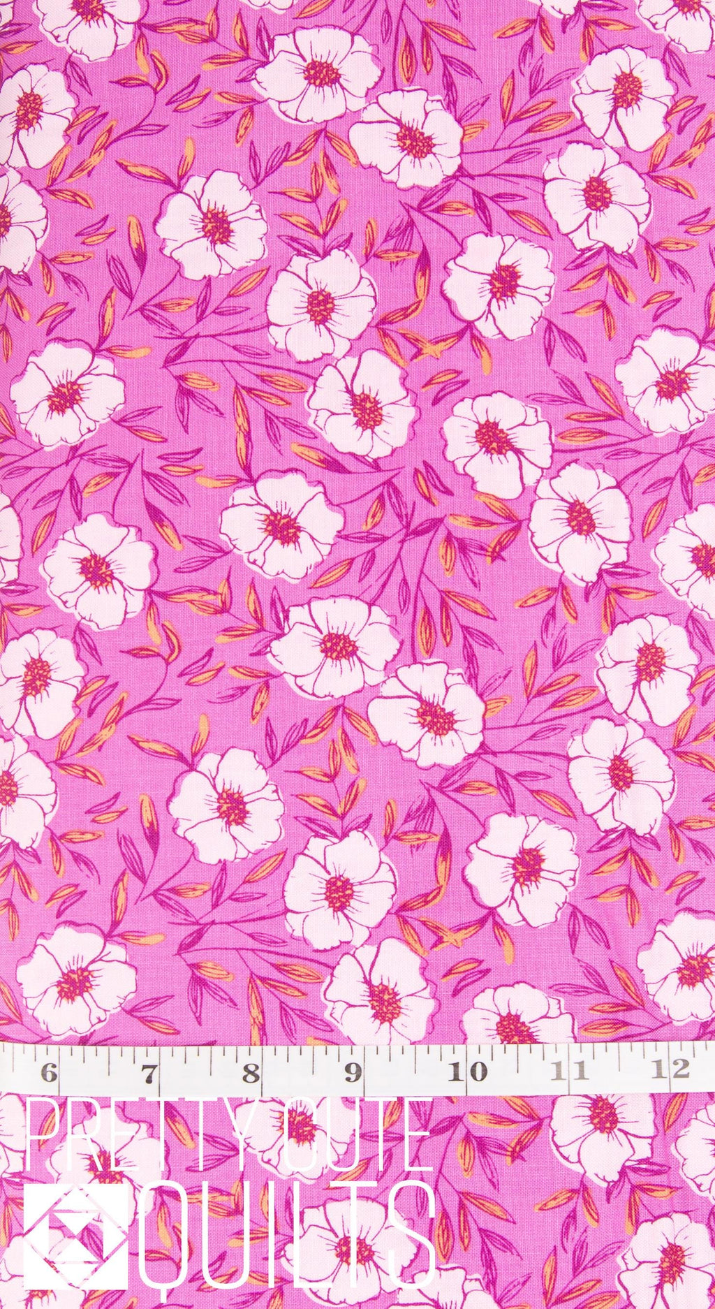 Petals and Stitches by Stephanie Organes Bouquet Bliss Fandango A-1567-P for Andover Fabrics