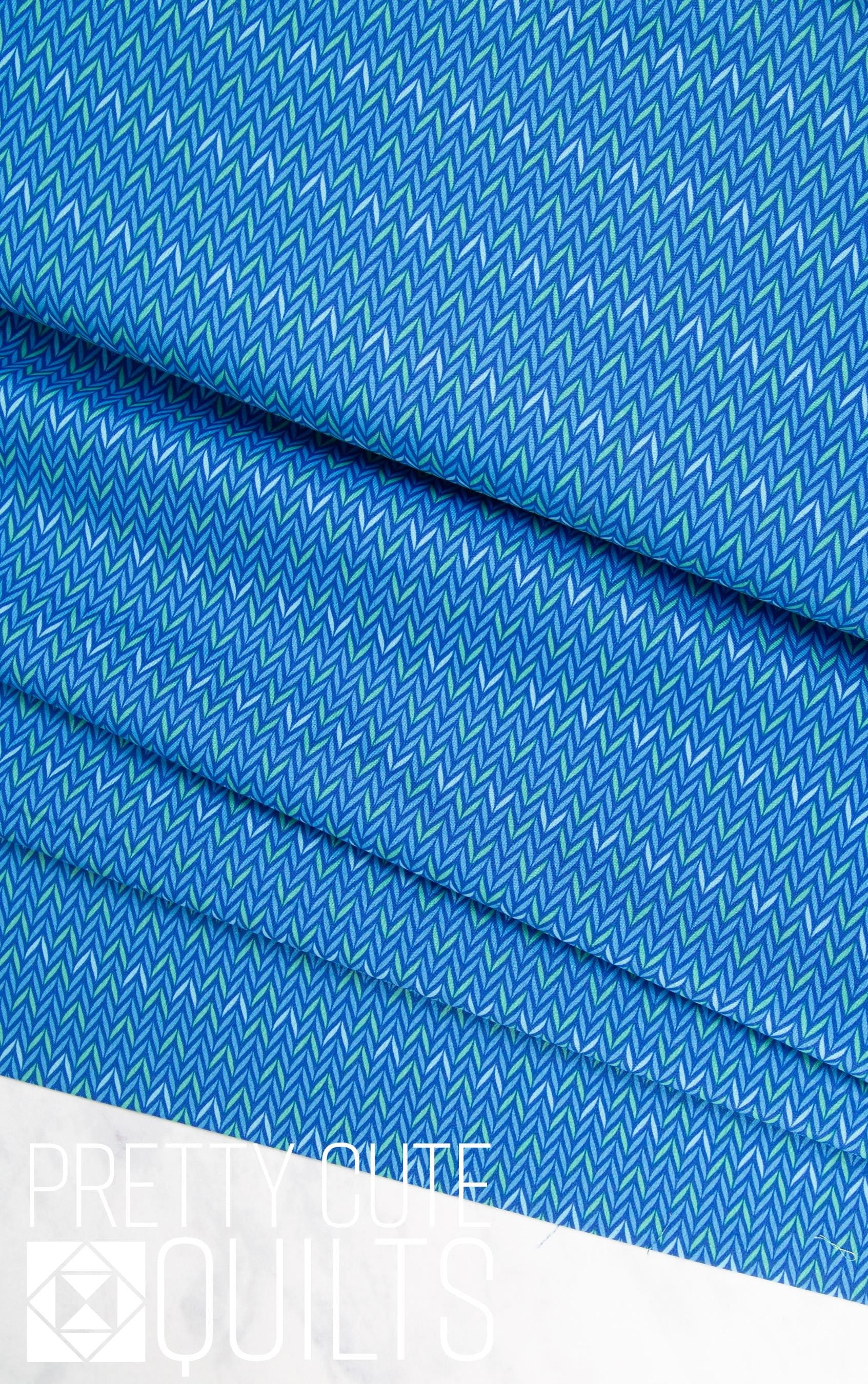 Mollys Magic by Sarah Maxwell Leafy Blue Orchid for Andover Fabrics A-1503-B