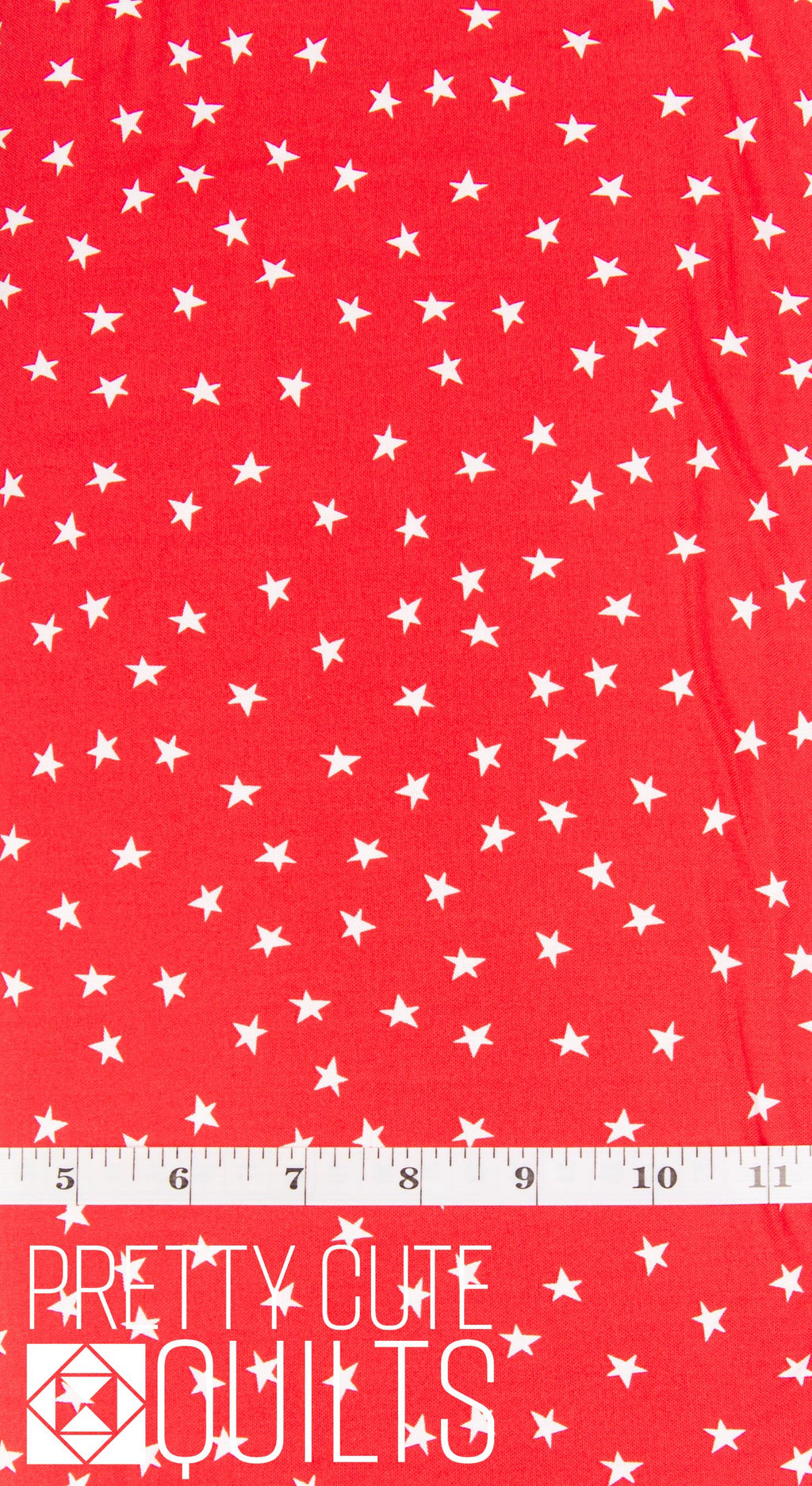 Oh Say Can You Sew by Amy Latta Bright Stars in Red for Andover Fabrics A-10003-R