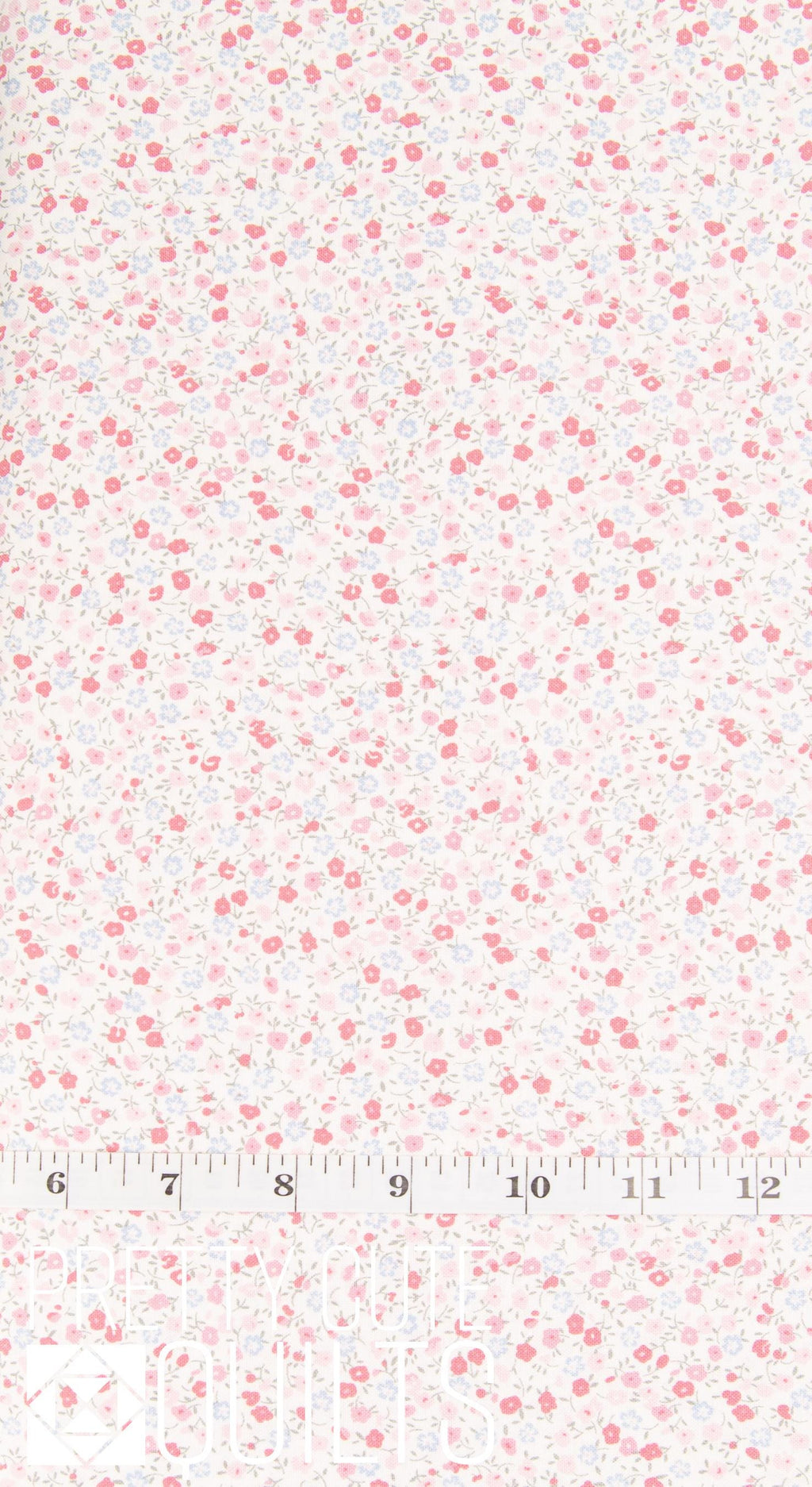 Petite Fleur by Makower UK Ditzy Pink MU-185-P for Andover Fabrics