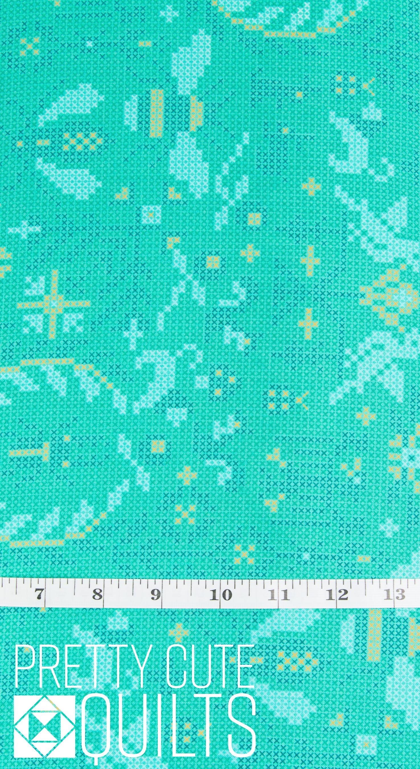 Sun Print 2020 by Alison Glass Menagerie Mermaid for Andover Fabrics A-9387-T