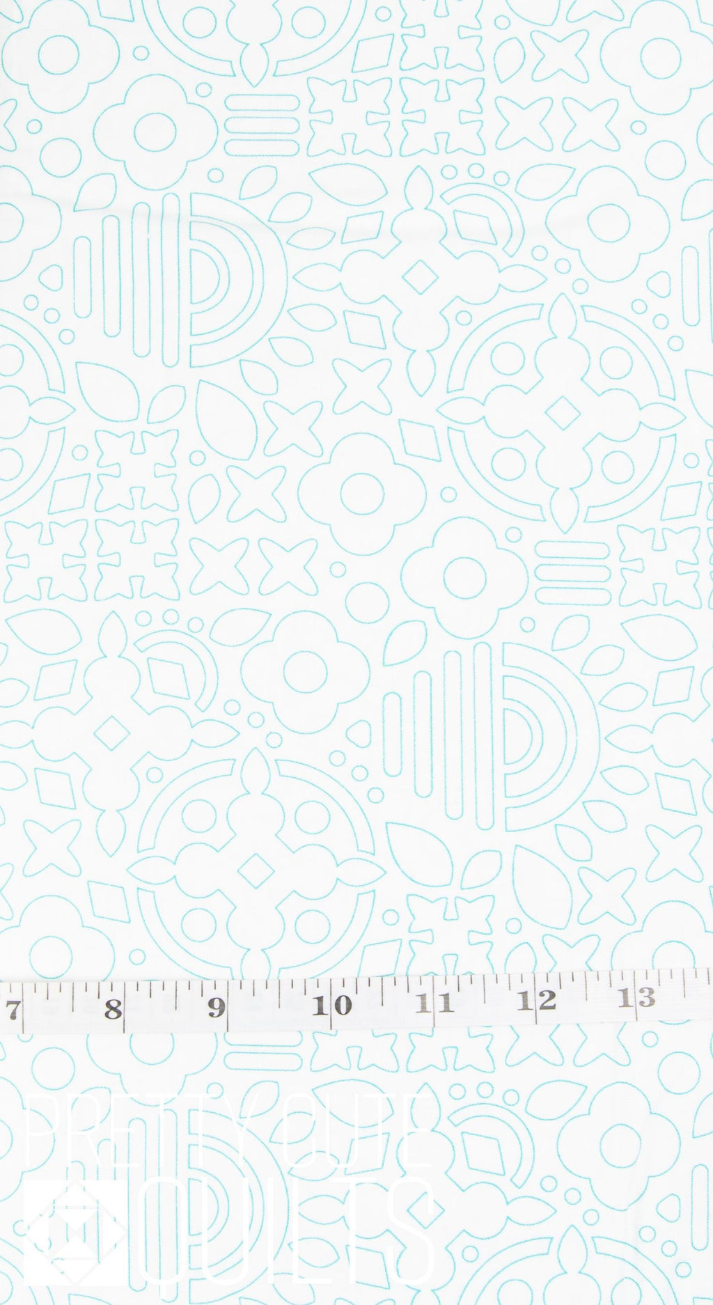 Sun Print Whisper by Alison Glass Stencil Teal for Andover Fabrics A-1556-T