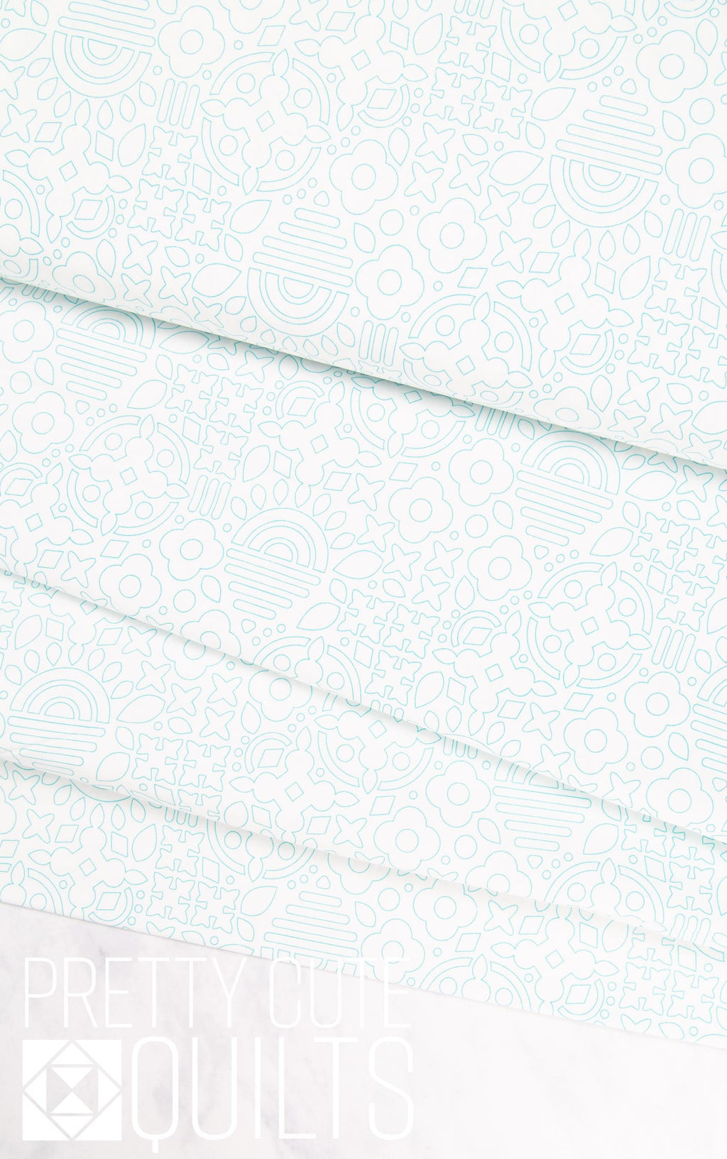 Sun Print Whisper by Alison Glass Stencil Teal for Andover Fabrics A-1556-T