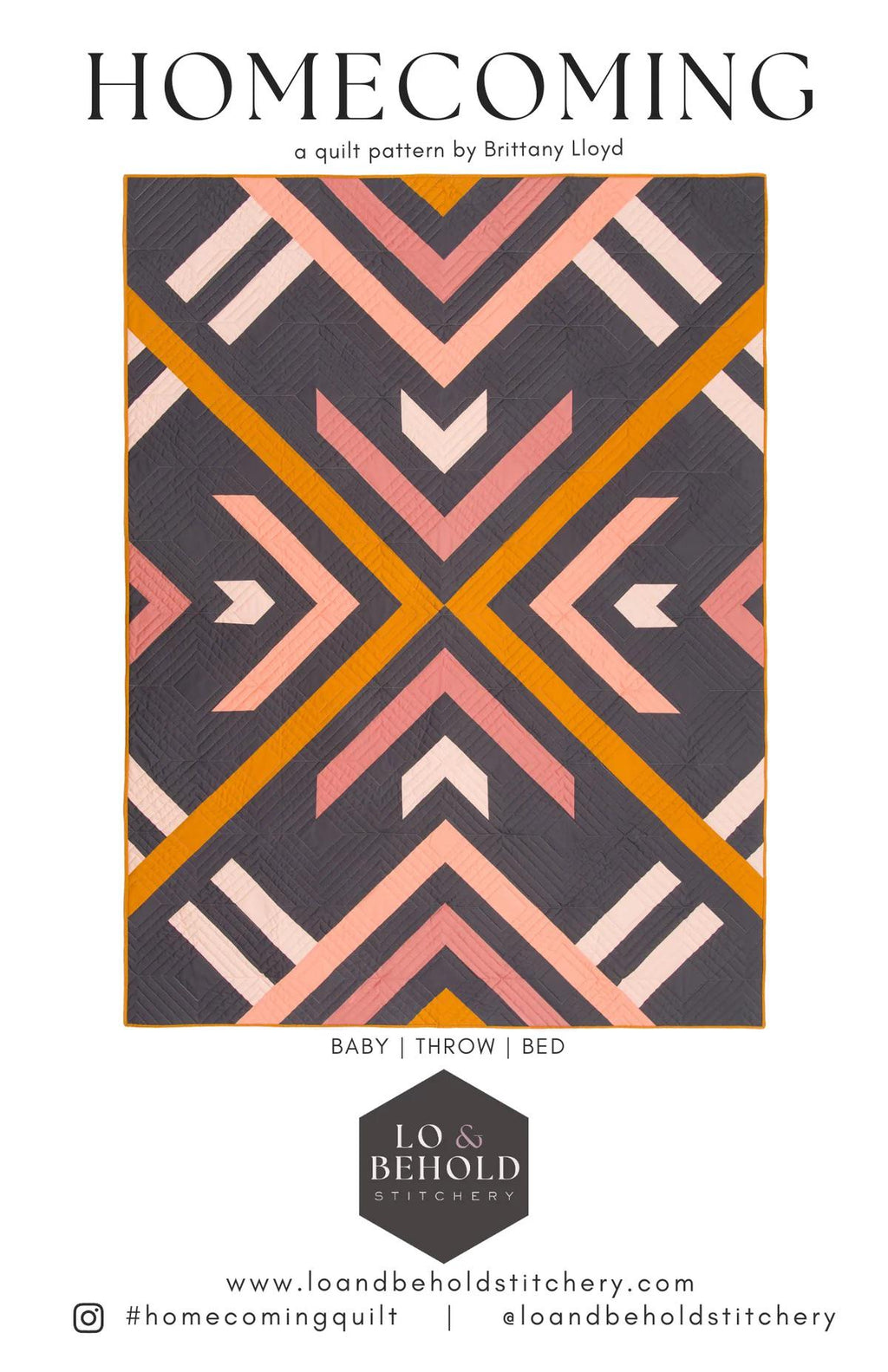 Homecoming - Quilt Pattern by Lo & Behold Stitchery - Paper Pattern