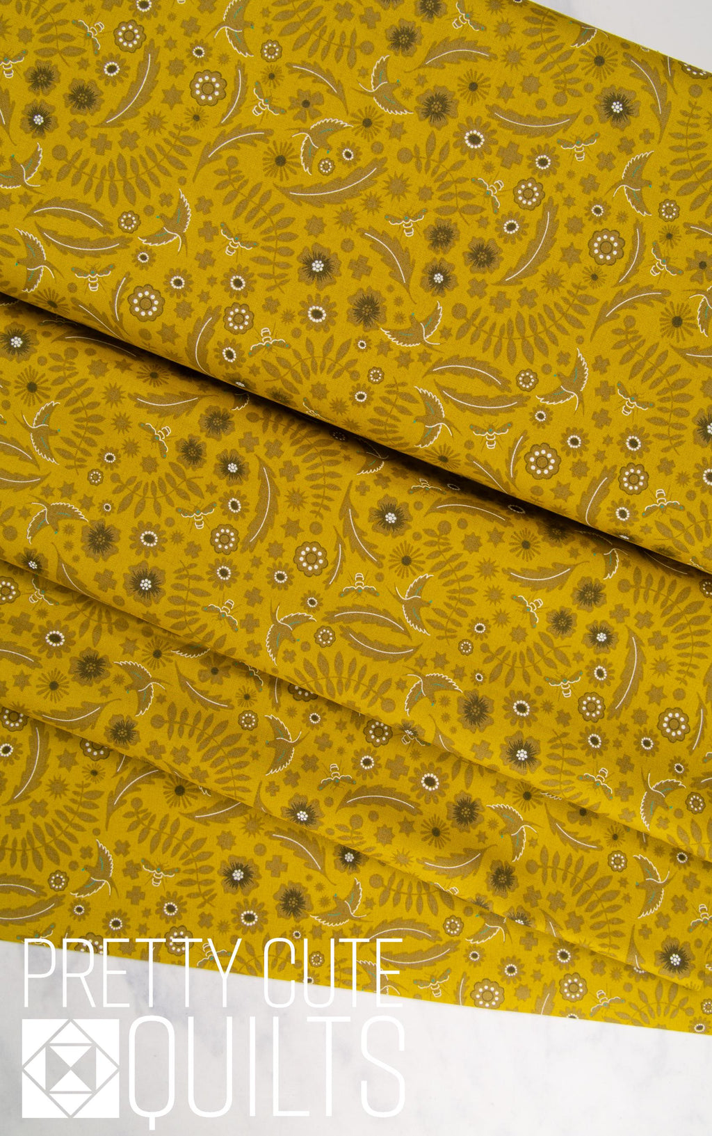 Sun Print 2022 - 10th Anniversary Collection by Alison Glass Meadow Chartreuse A-8483-Y1
