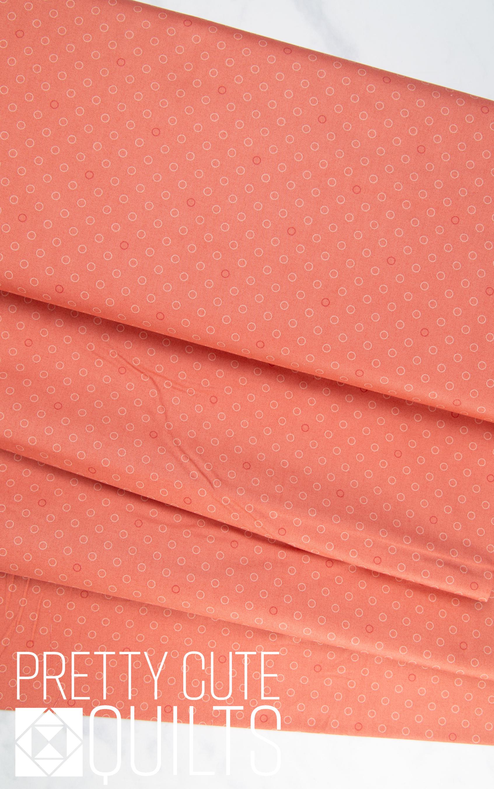 Spots and Dots by Laundry Basket Quilts Spots and Dots Blush for Andover Fabrics, A-8515-R4, peach orange dots