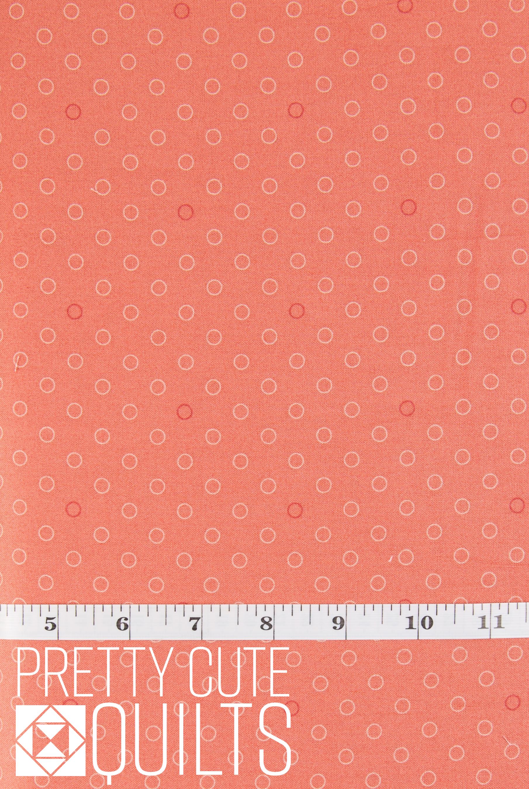 Spots and Dots by Laundry Basket Quilts Spots and Dots Blush for Andover Fabrics, A-8515-R4, peach orange dots