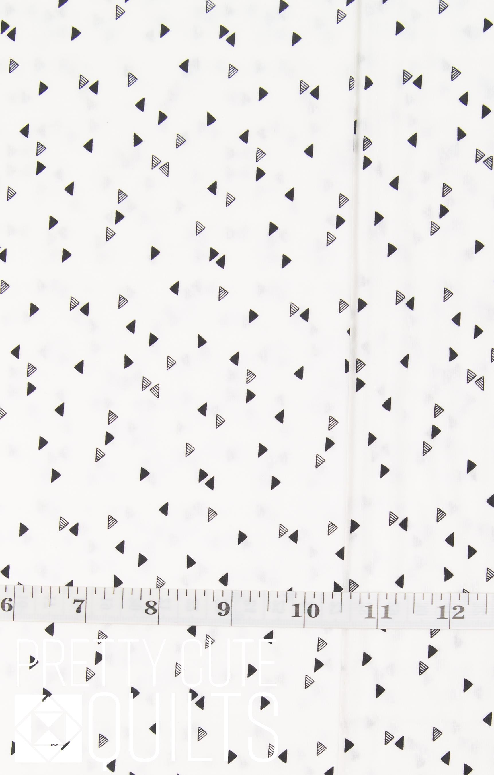 Forest Trails from Pine Lullaby designed by AGF, CAP-PL-1312, Black & White geometric, triangles