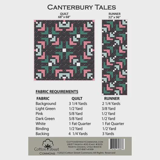 Canturbury Tales #256 - Quilt Pattern by Cotton Street Commons - Paper Pattern