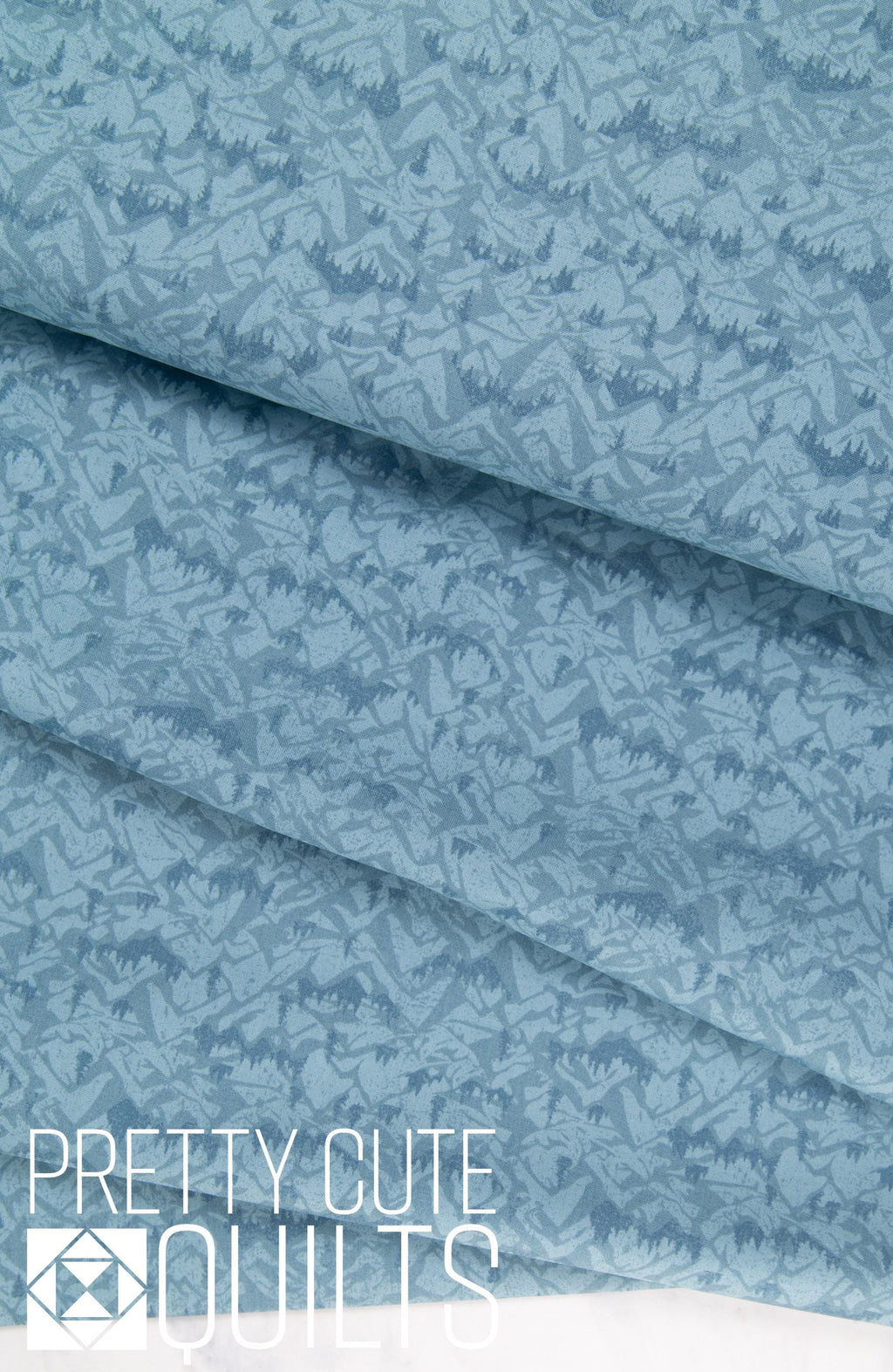 Legends Of The National Parks Mountains Blue C13284-BLUE for Riley Blake