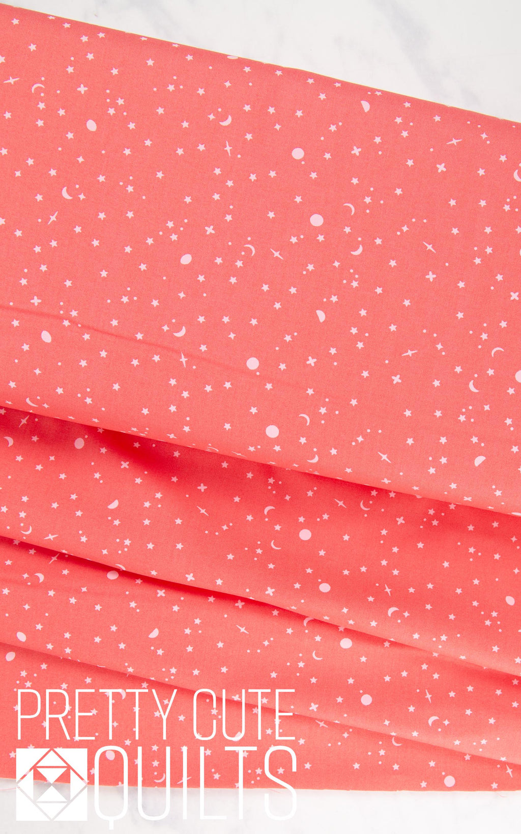 Space Sprinkles in Sunburn - True Colors by Tula Pink PWTP254.SUNBURN