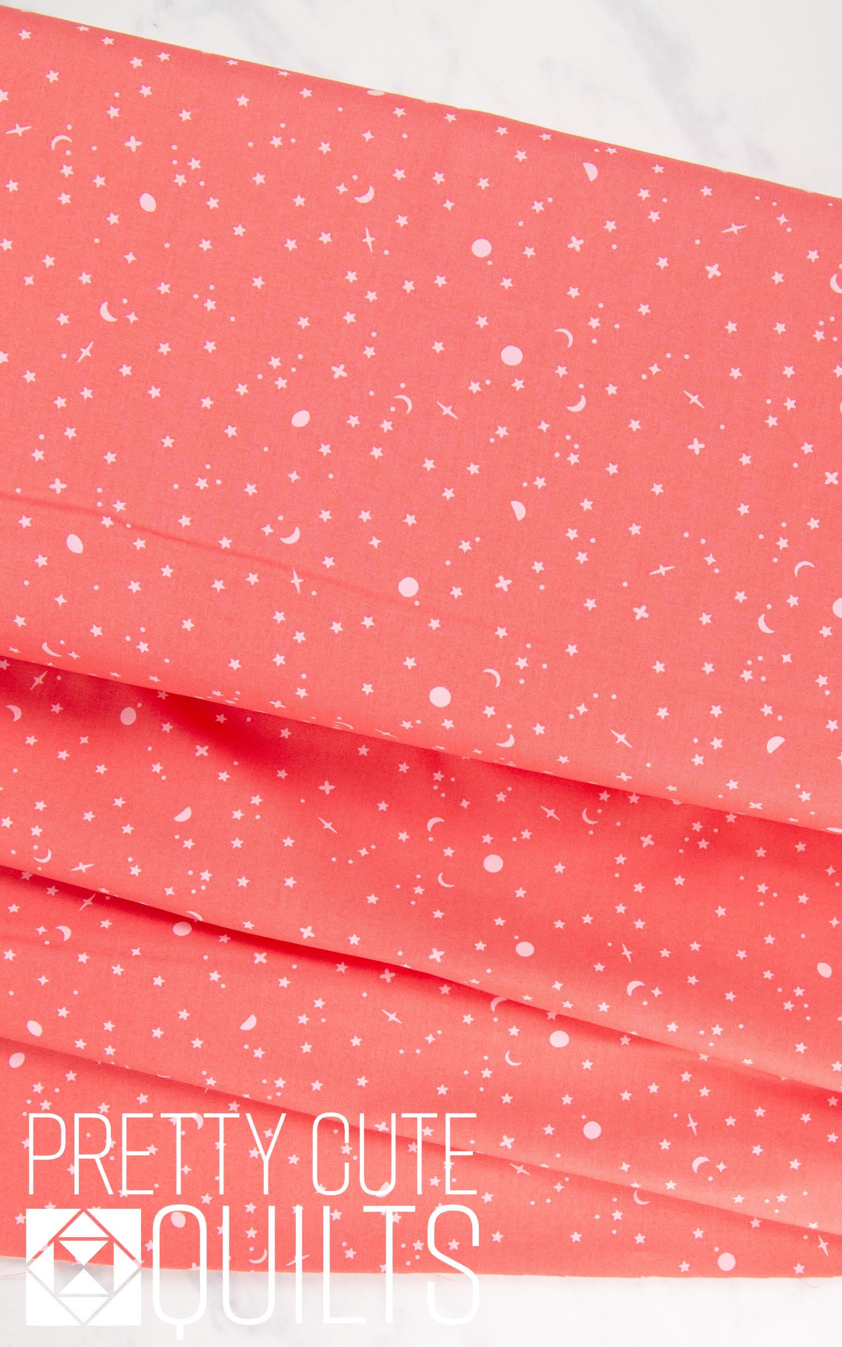 Space Sprinkles in Sunburn - True Colors by Tula Pink PWTP254.SUNBURN