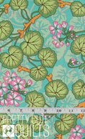 Kaffe Fassett Collective Climbing Geraniums - Green PWPJ110.GREEN