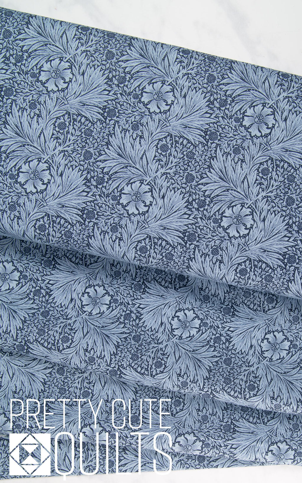 Morris & Co Marigold in Navy - PWWM006.NAVYX