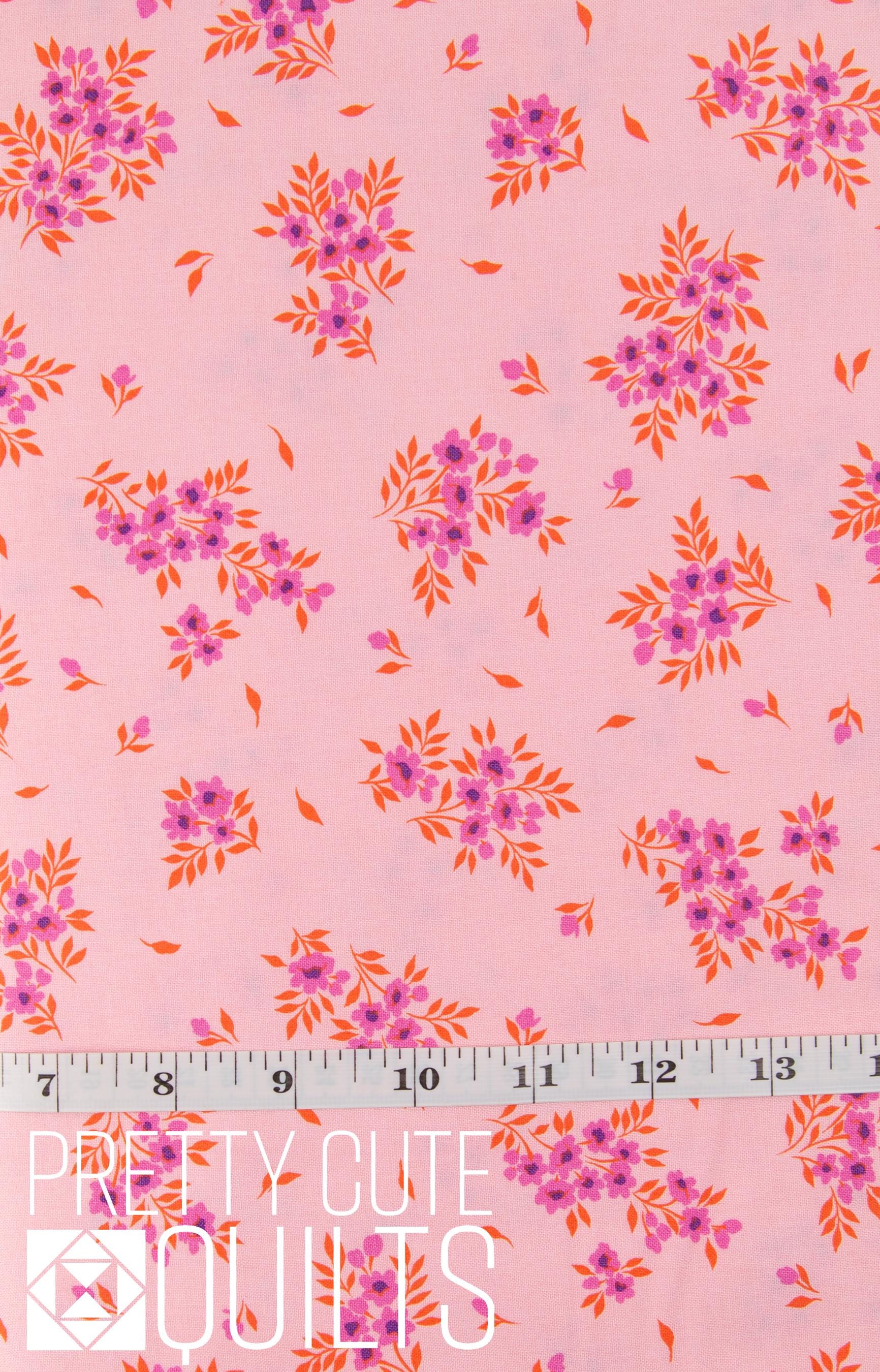 What a Ditz in Pink Lemonade - True Colors by Tula Pink PWTP253.PINKLEMONADE - pink floral