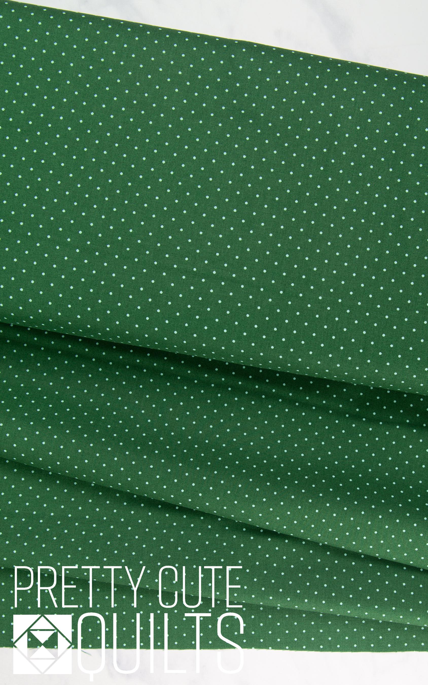 Tiny Dots in Lilypad - True Colors by Tula Pink PWTP185.LILYPAD - green polka dot