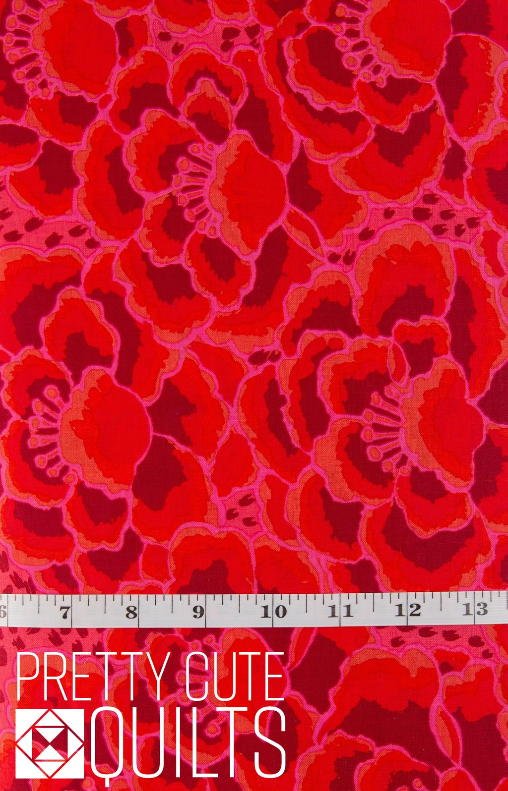 Kaffe Fassett Collective Classics Plus PWGP197.RED Tonal Floral - Red by FreeSpirit Fabrics