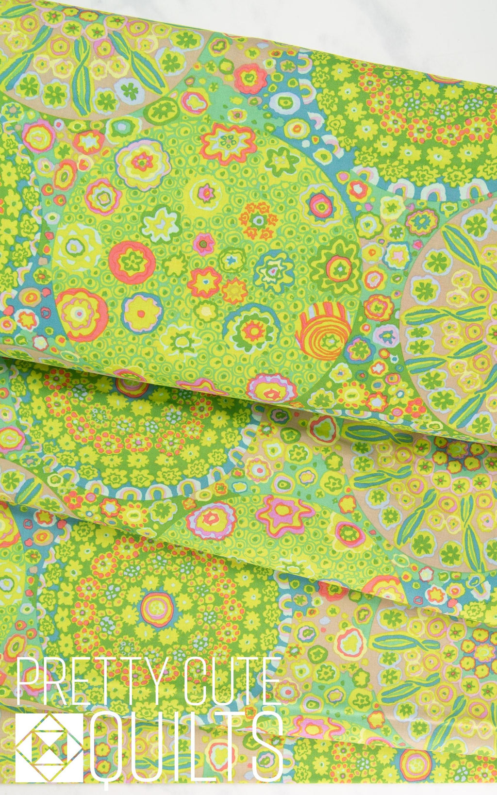 Kaffe Fassett Collective- Millefiore in Green - GP92.GREEN