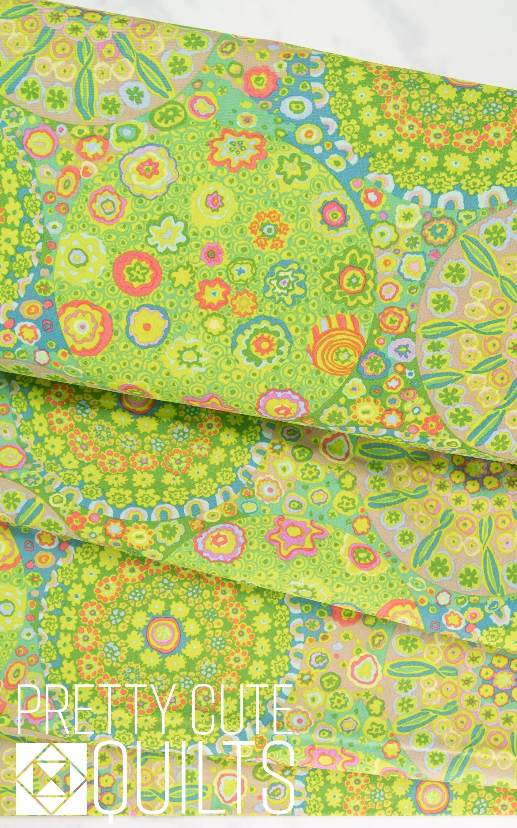Kaffe Fassett Collective- Millefiore in Green - GP92.GREEN