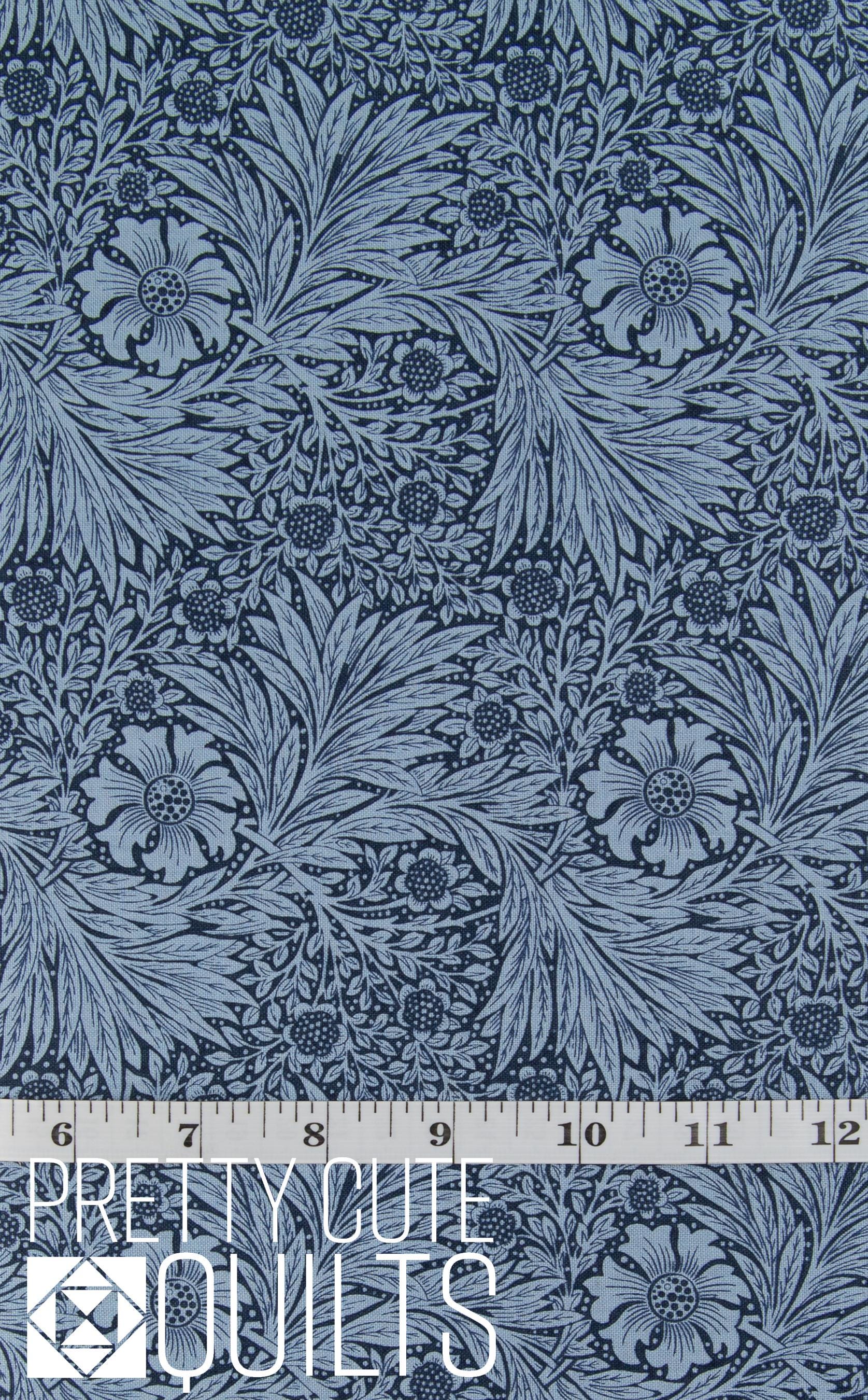 Morris & Co Marigold in Navy - PWWM006.NAVYX